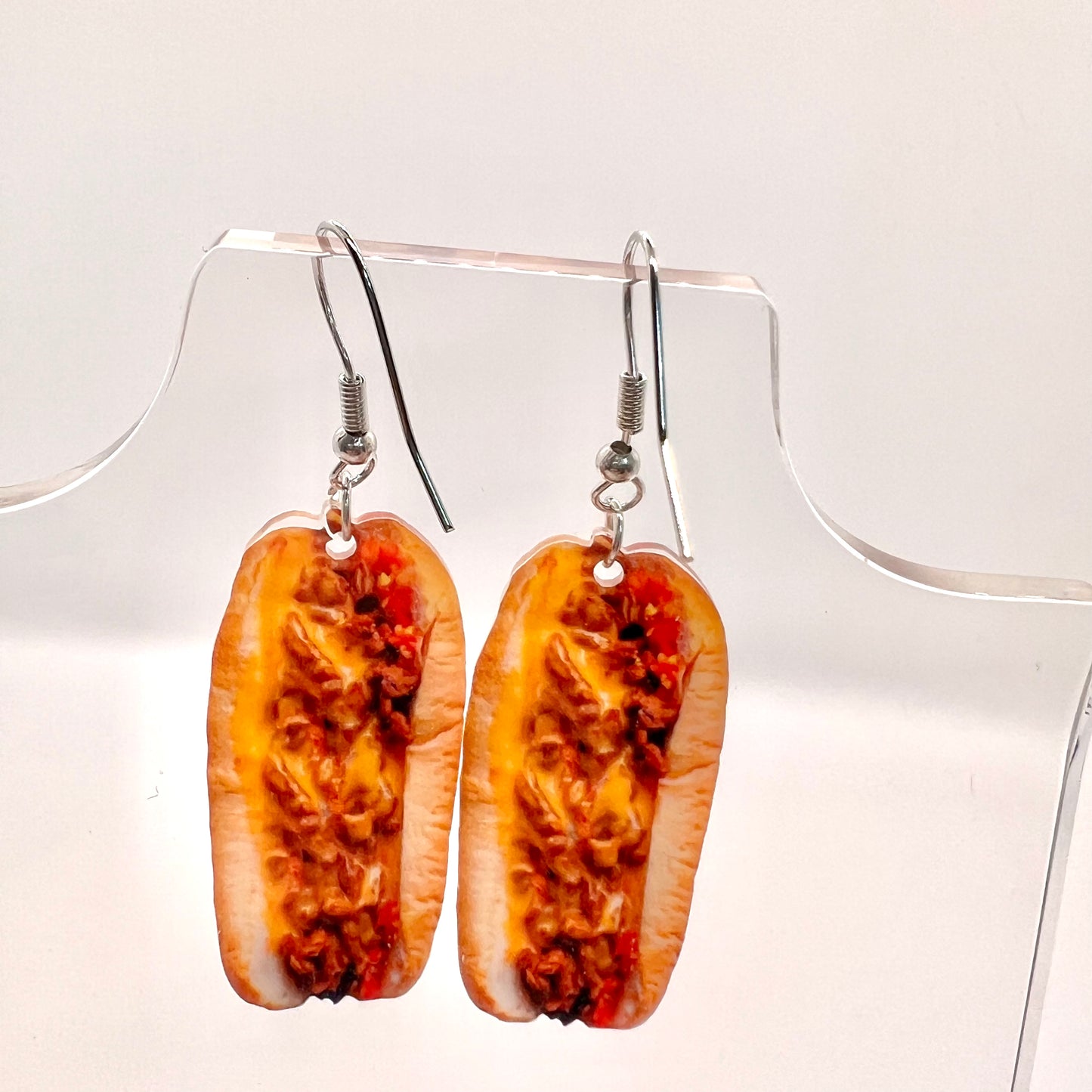 Chili Dog Earrings