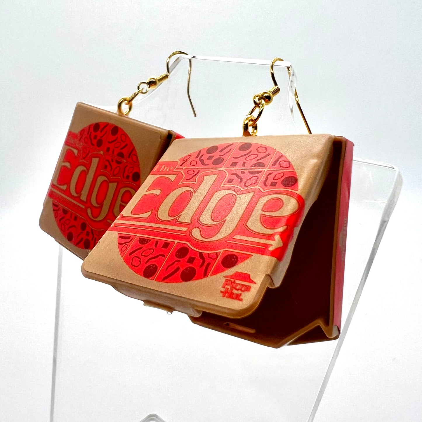 Pizza Hut Box Earrings