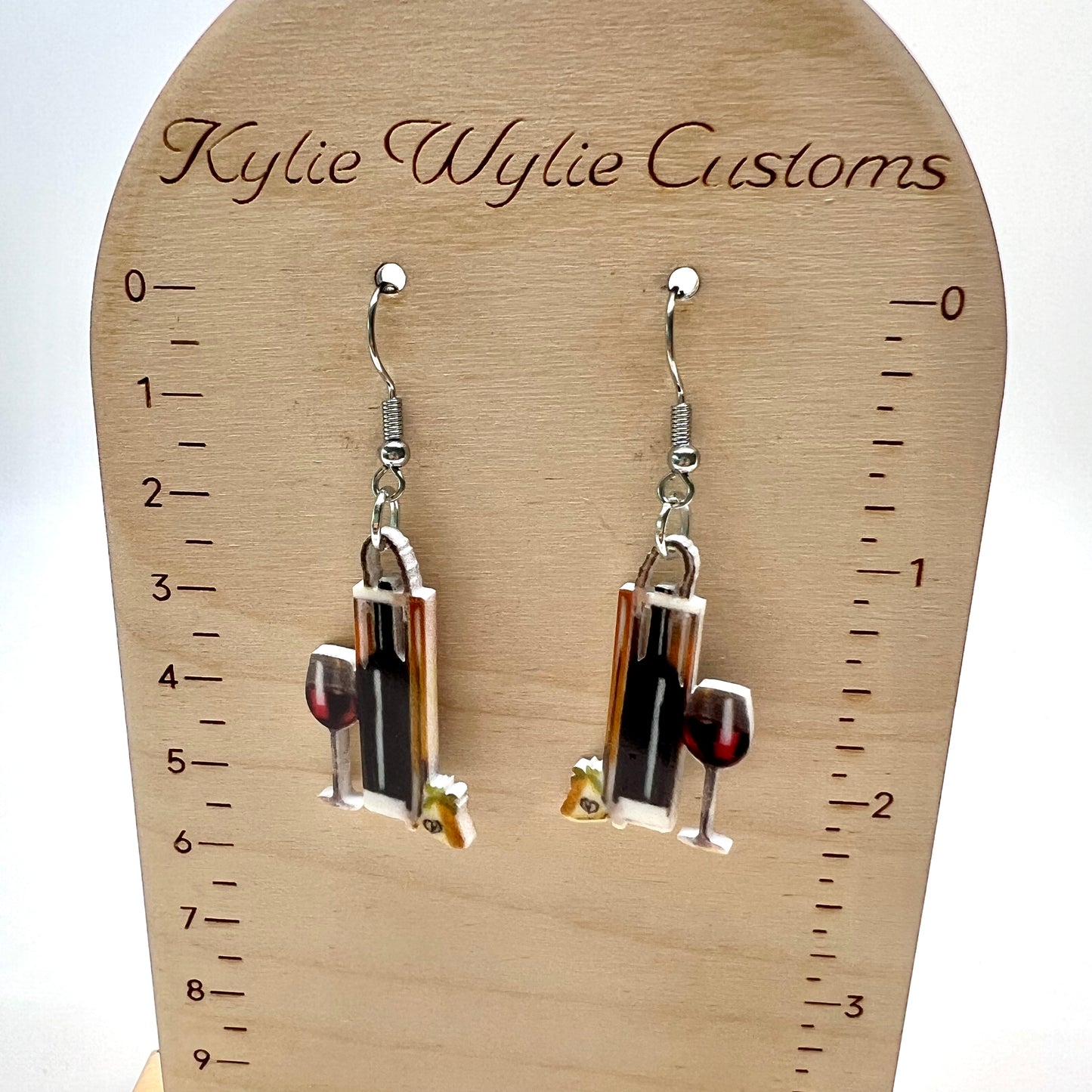 Wine Earrings