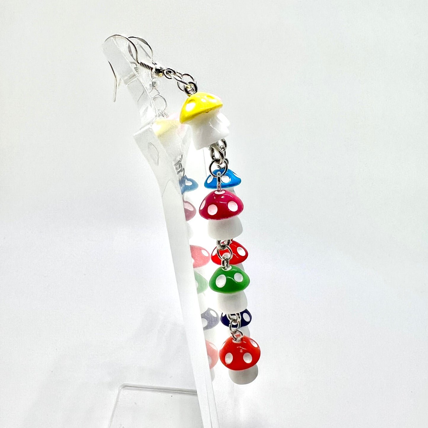 Mushroom Chain Earrings