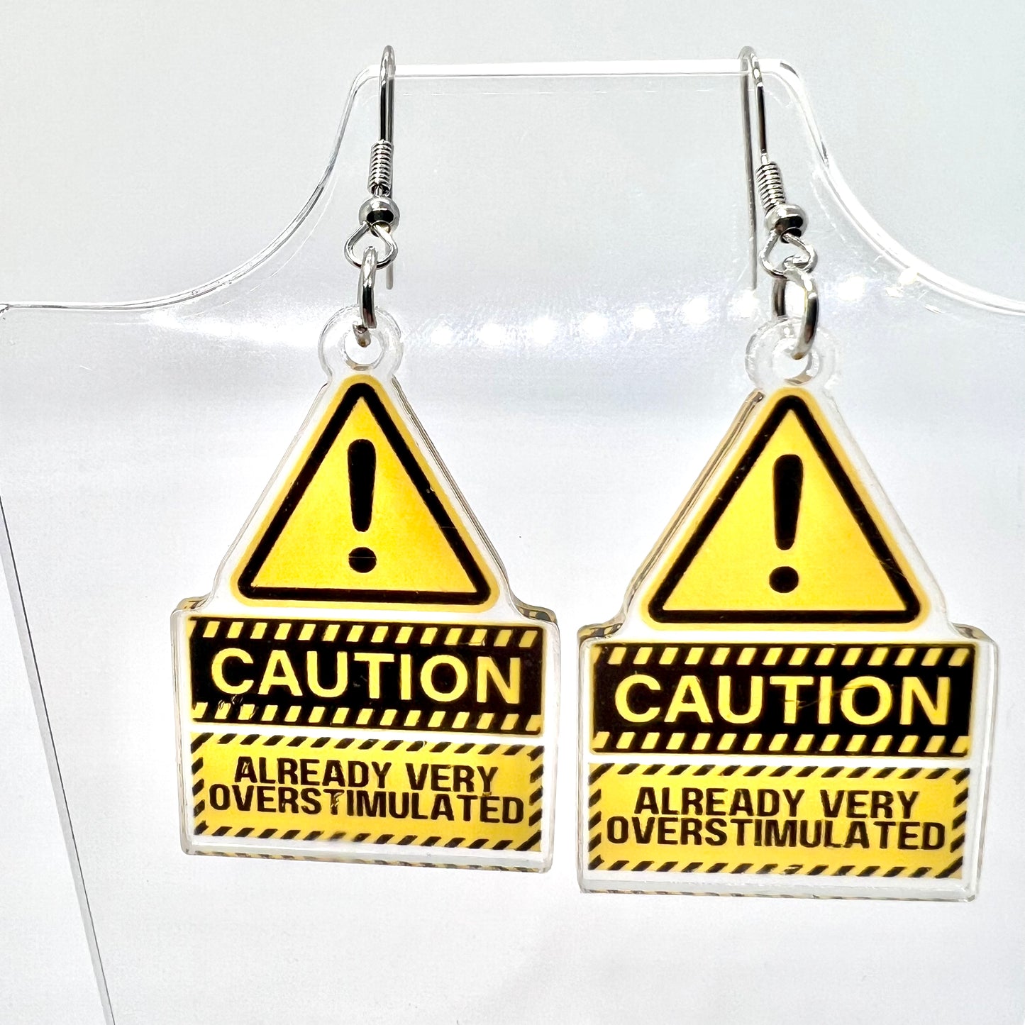 Caution! Overstimulated Earrings