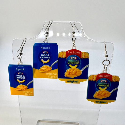 Mac N Cheese Earrings