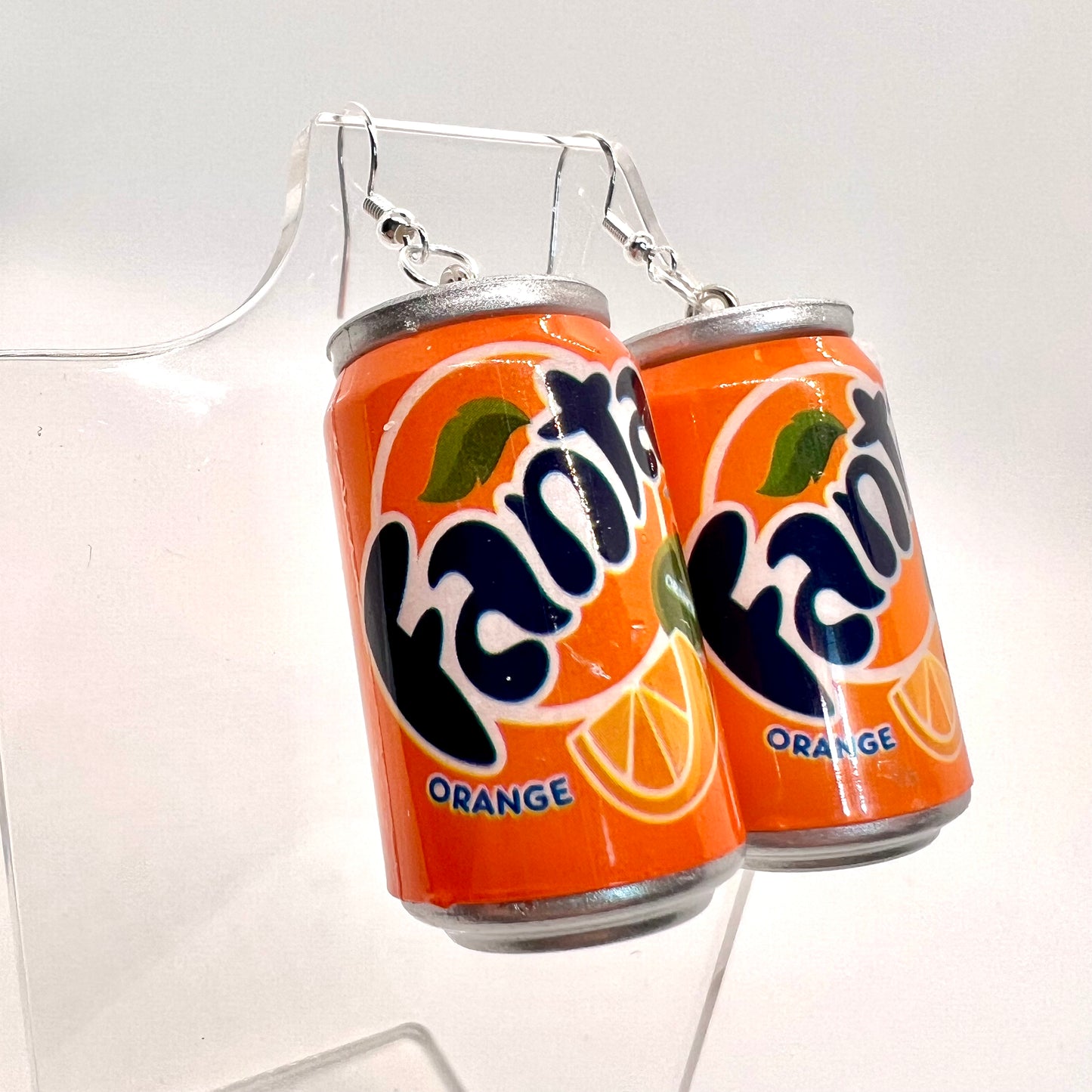 Large Fanta Can Earrings
