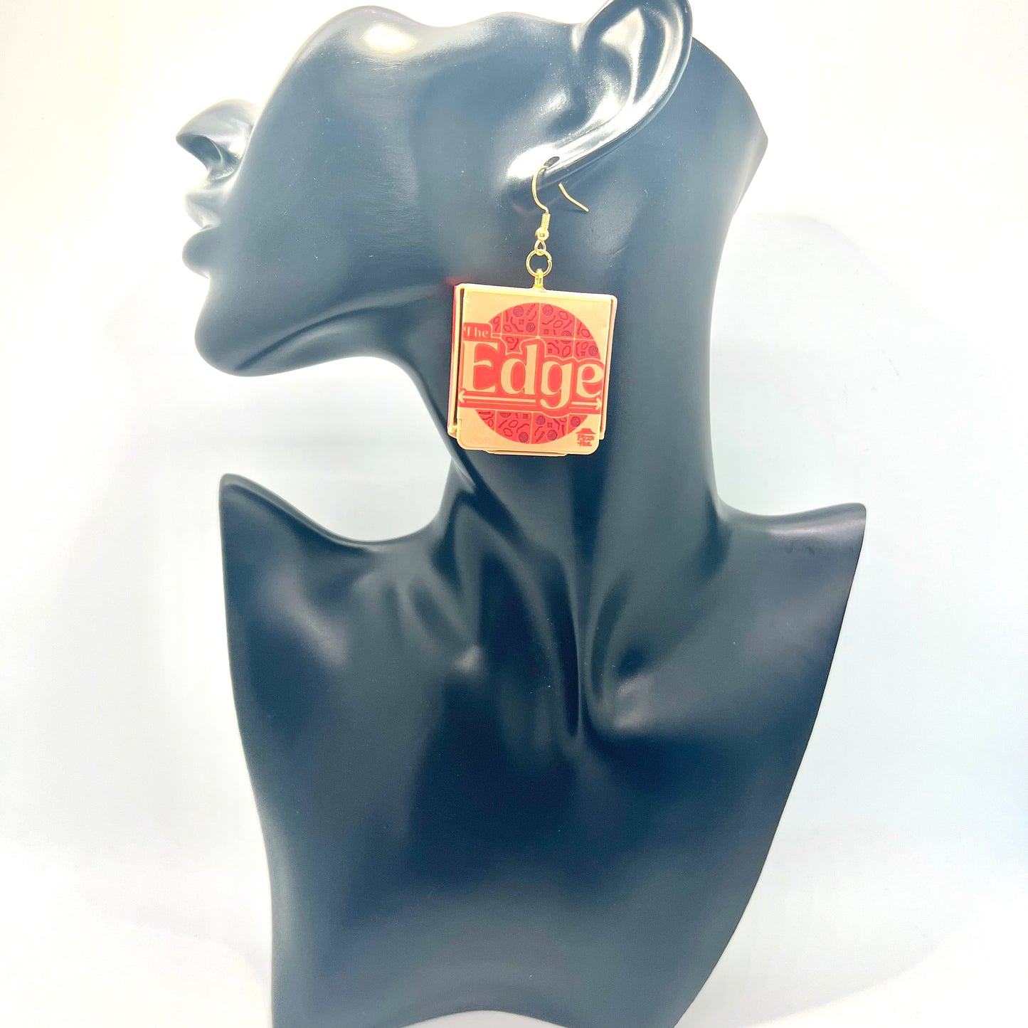 Pizza Hut Box Earrings