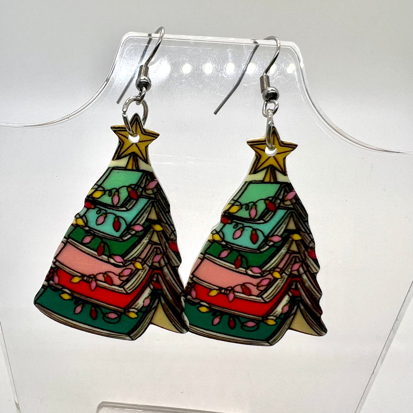 Book Tree Earrings