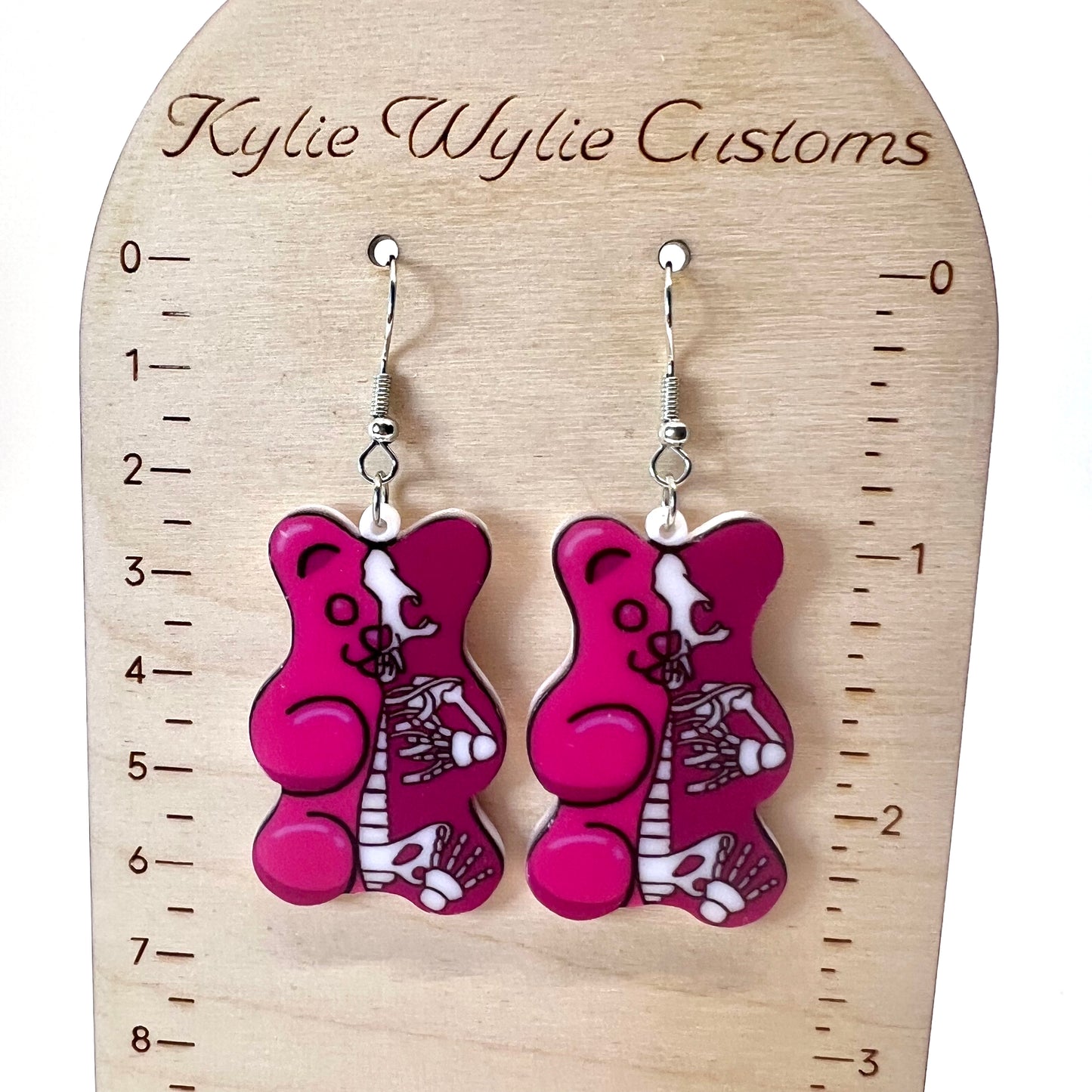 Skeleton Gummy Bear Earrings
