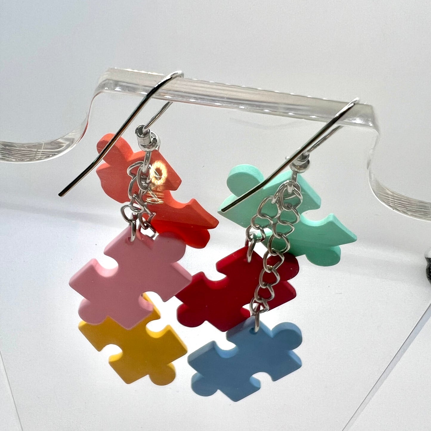 Puzzle Piece Earrings