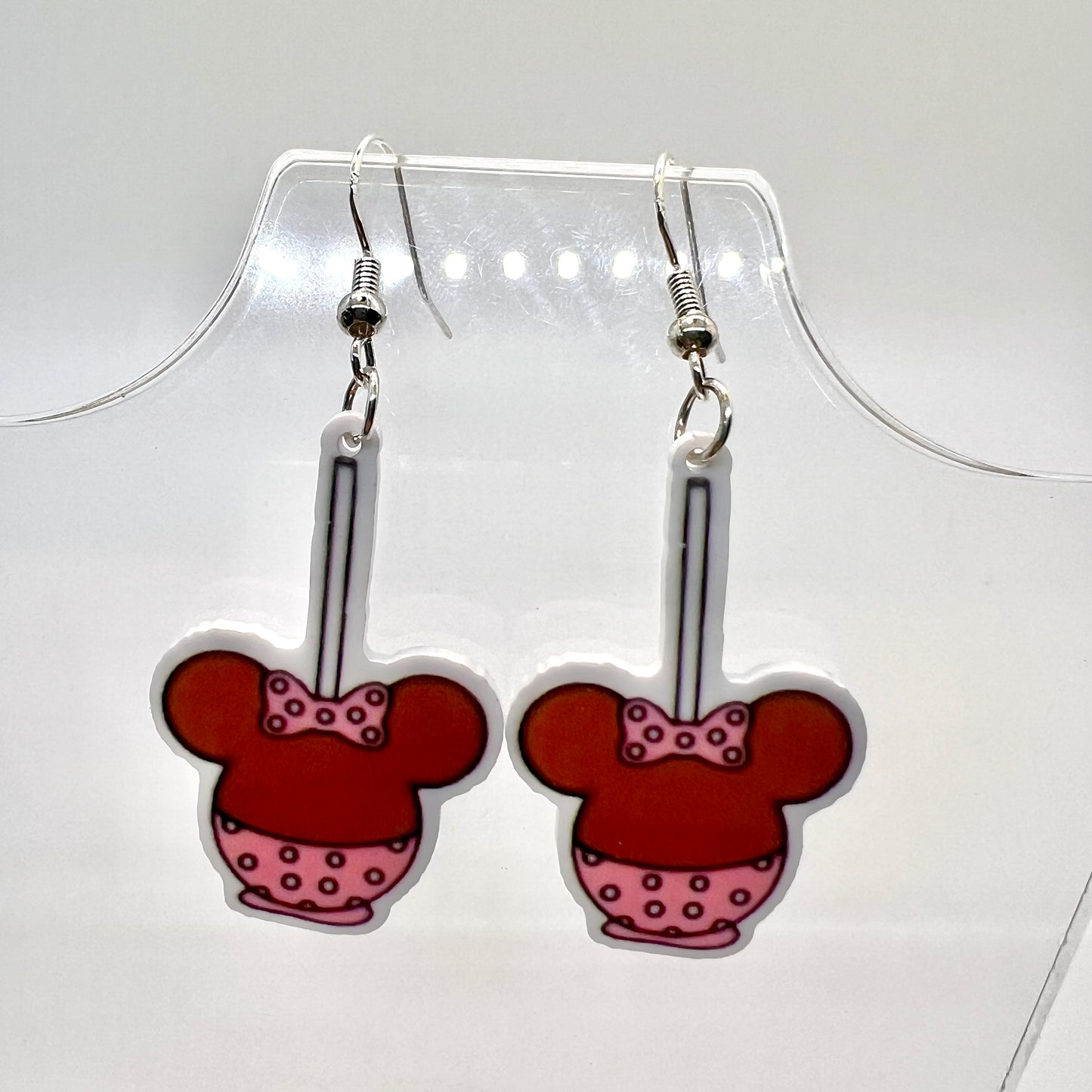 Minnie Caramel Apple Earrings