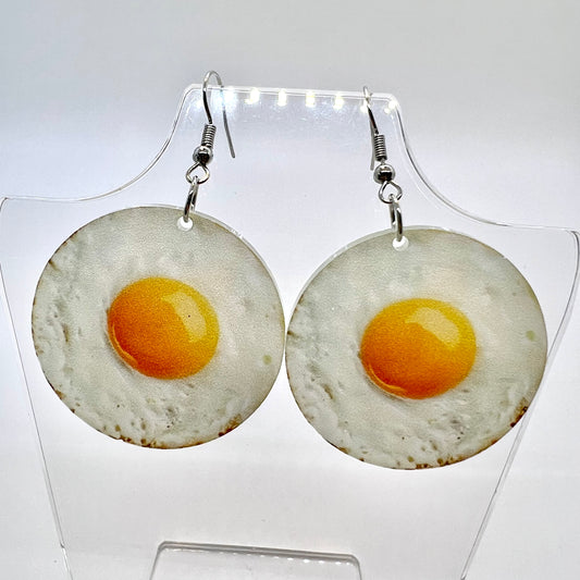 Fried Egg Earrings