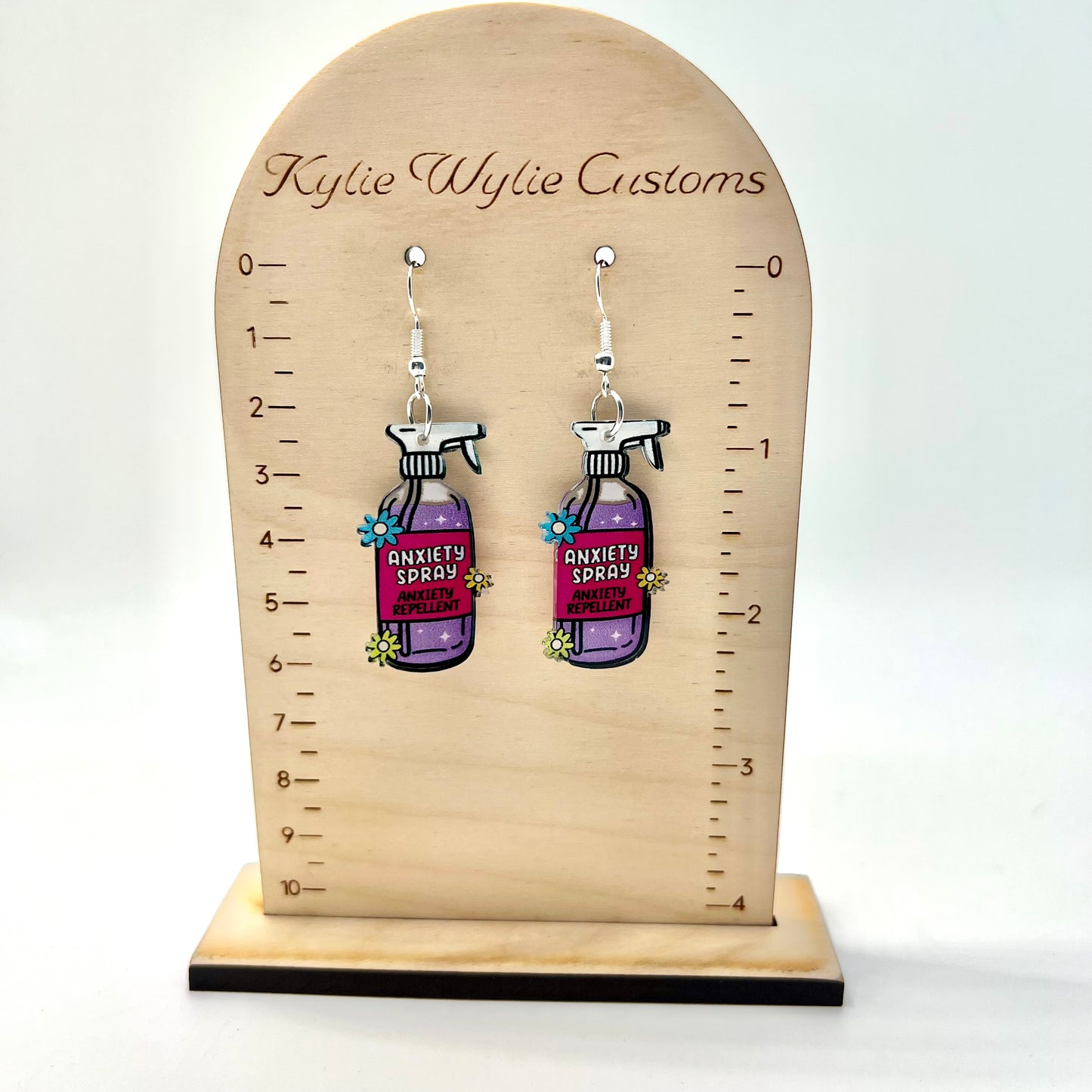 Anxiety Spray Earrings