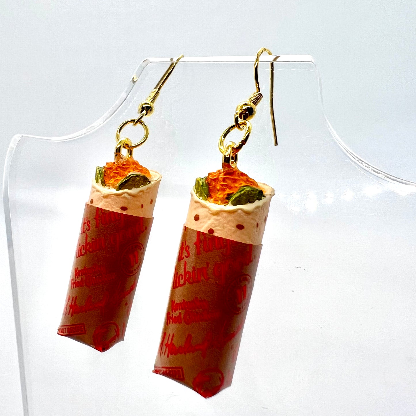 Chicken Wrap Earrings