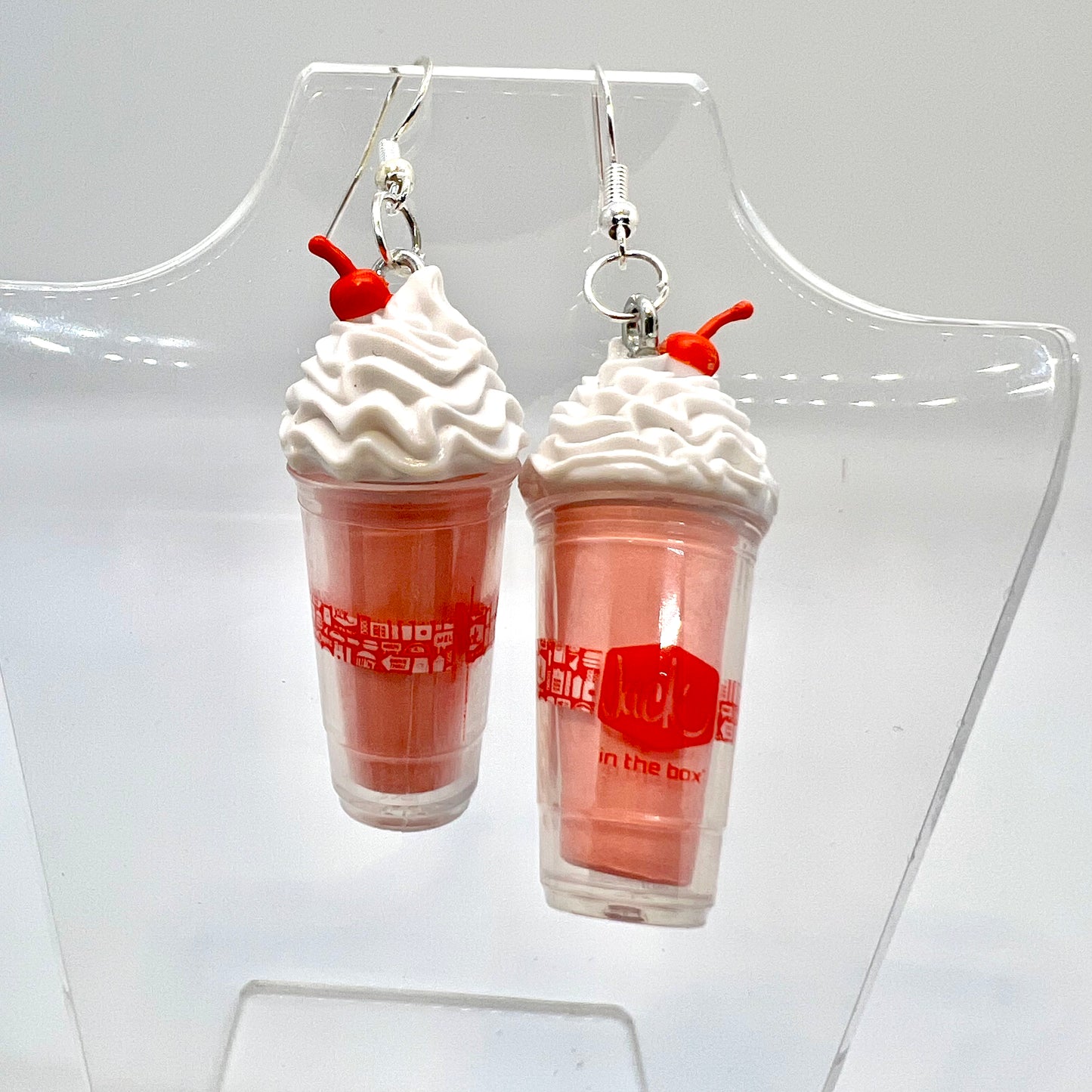 Jack in the Box Milkshake Earrings