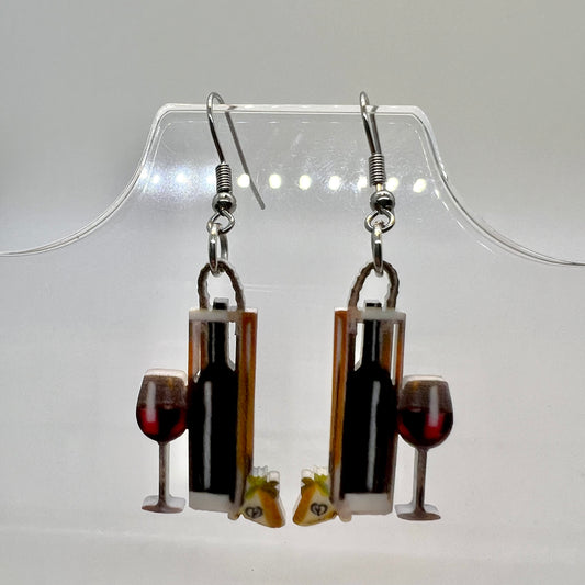Wine Earrings