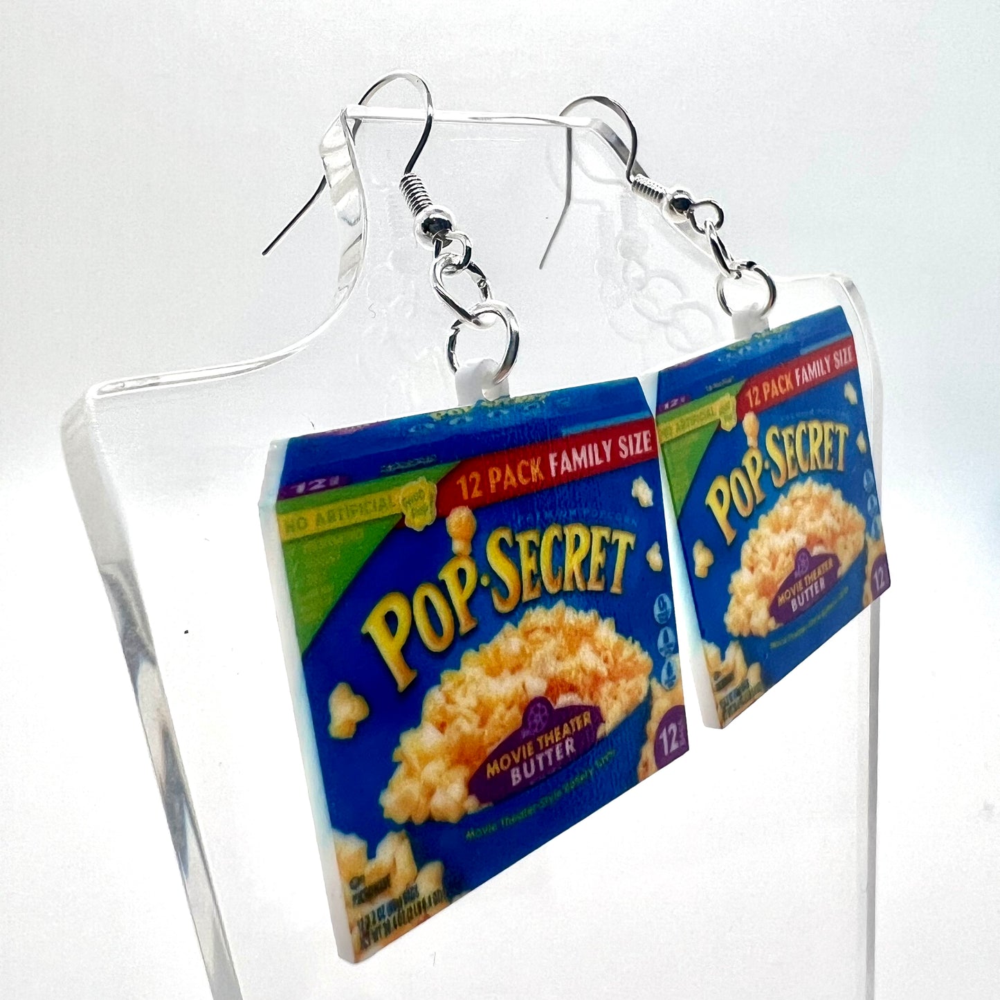 Popcorn Box Earrings