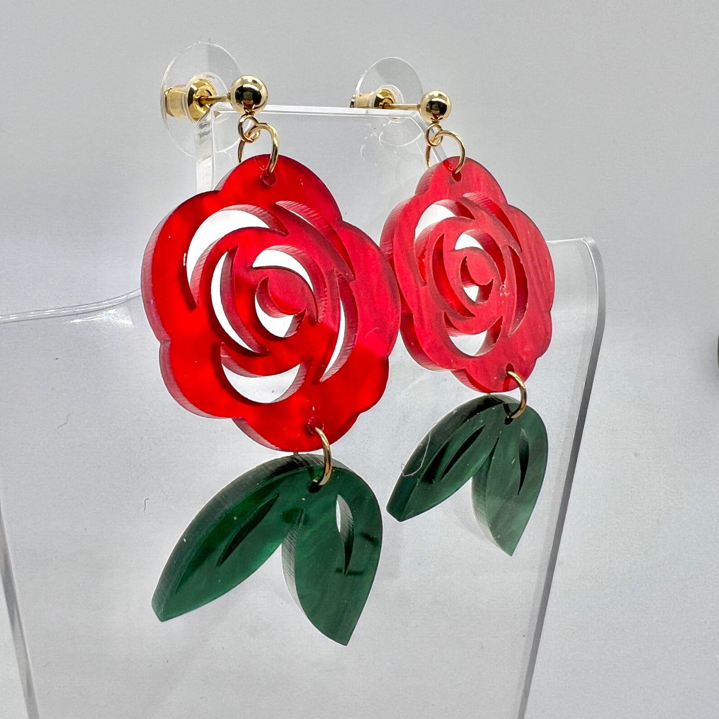 Rose Earrings