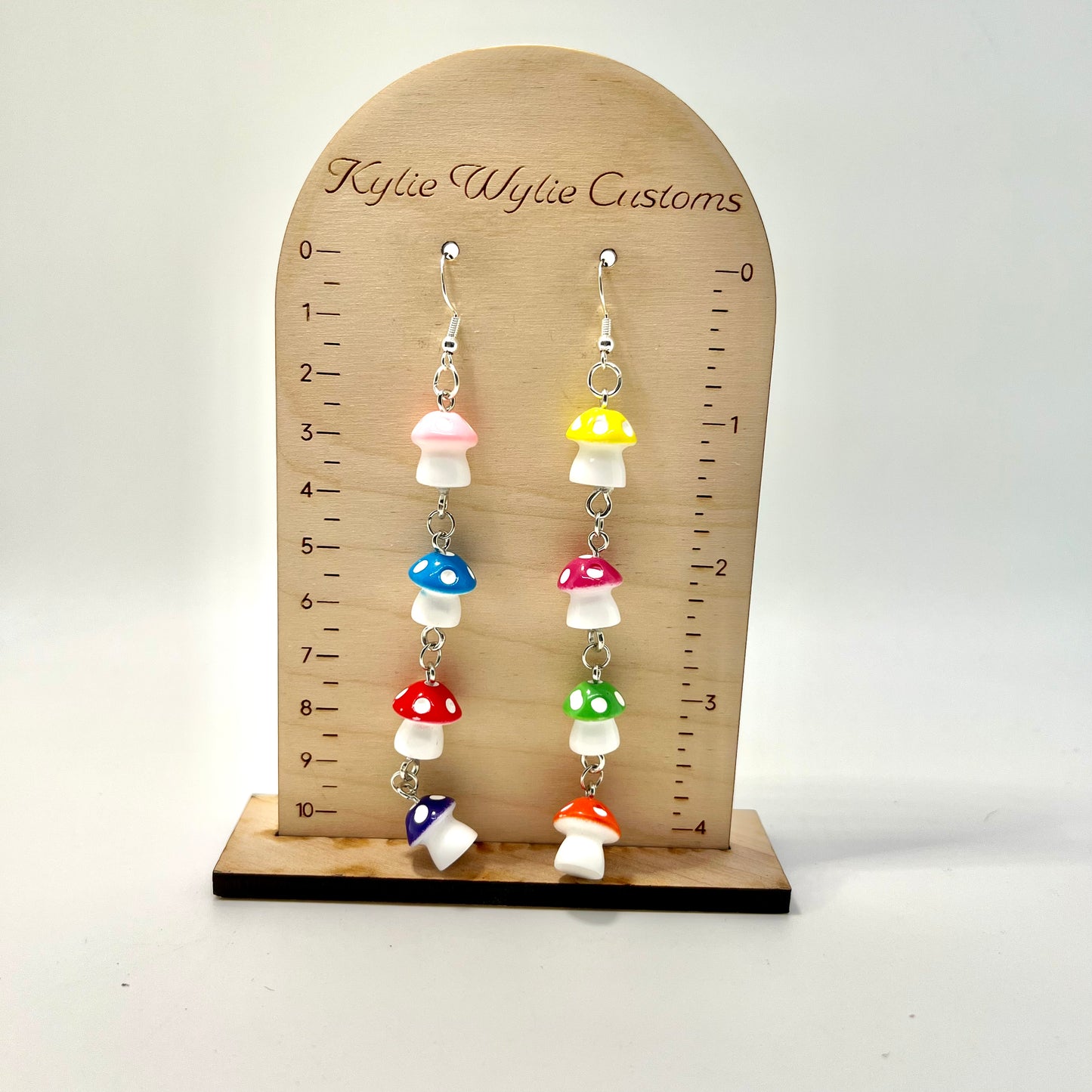 Mushroom Chain Earrings
