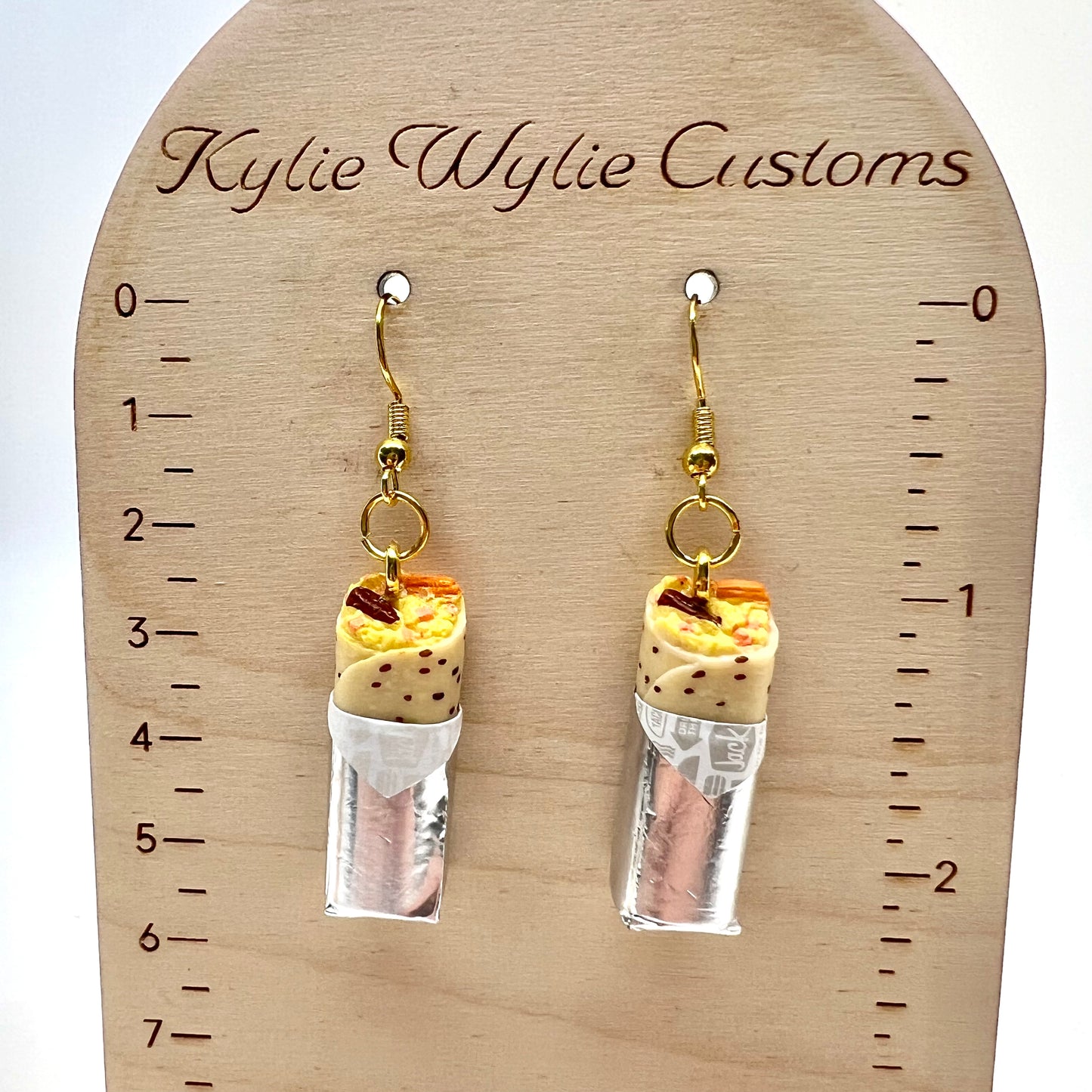 Breakfast Burrito Earrings