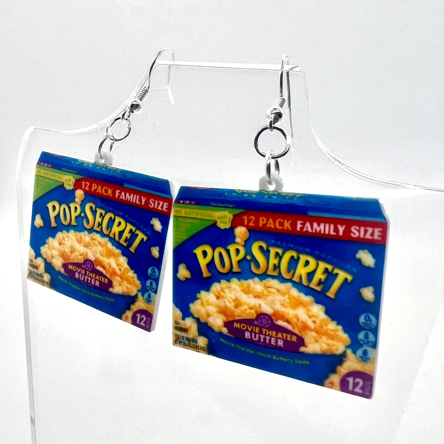 Popcorn Box Earrings