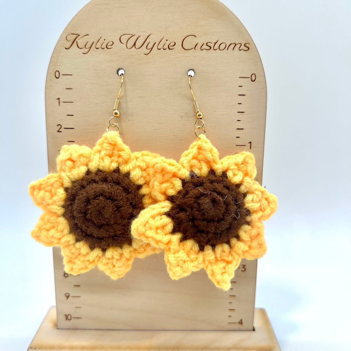 Crochet Flower Earrings