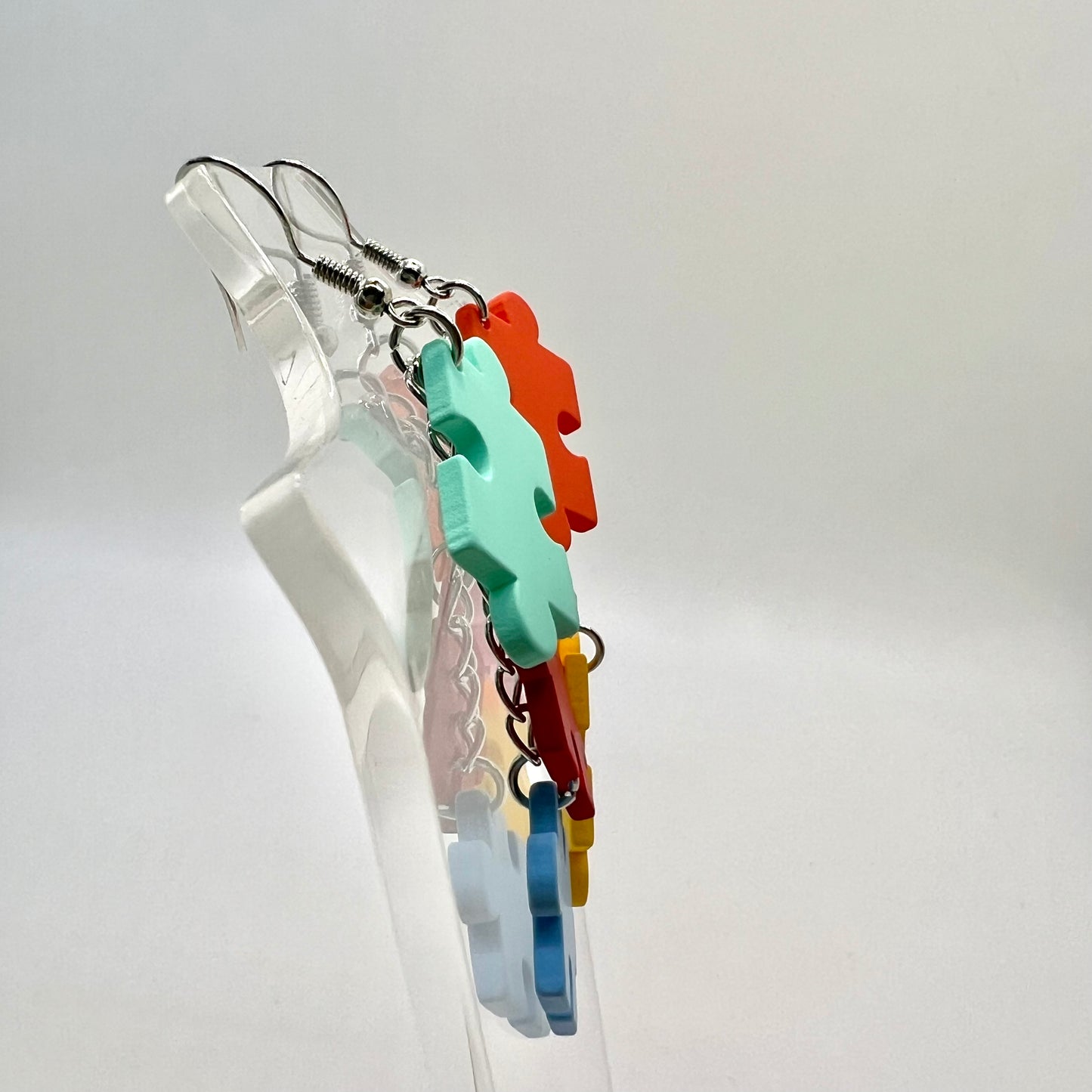 Puzzle Piece Earrings