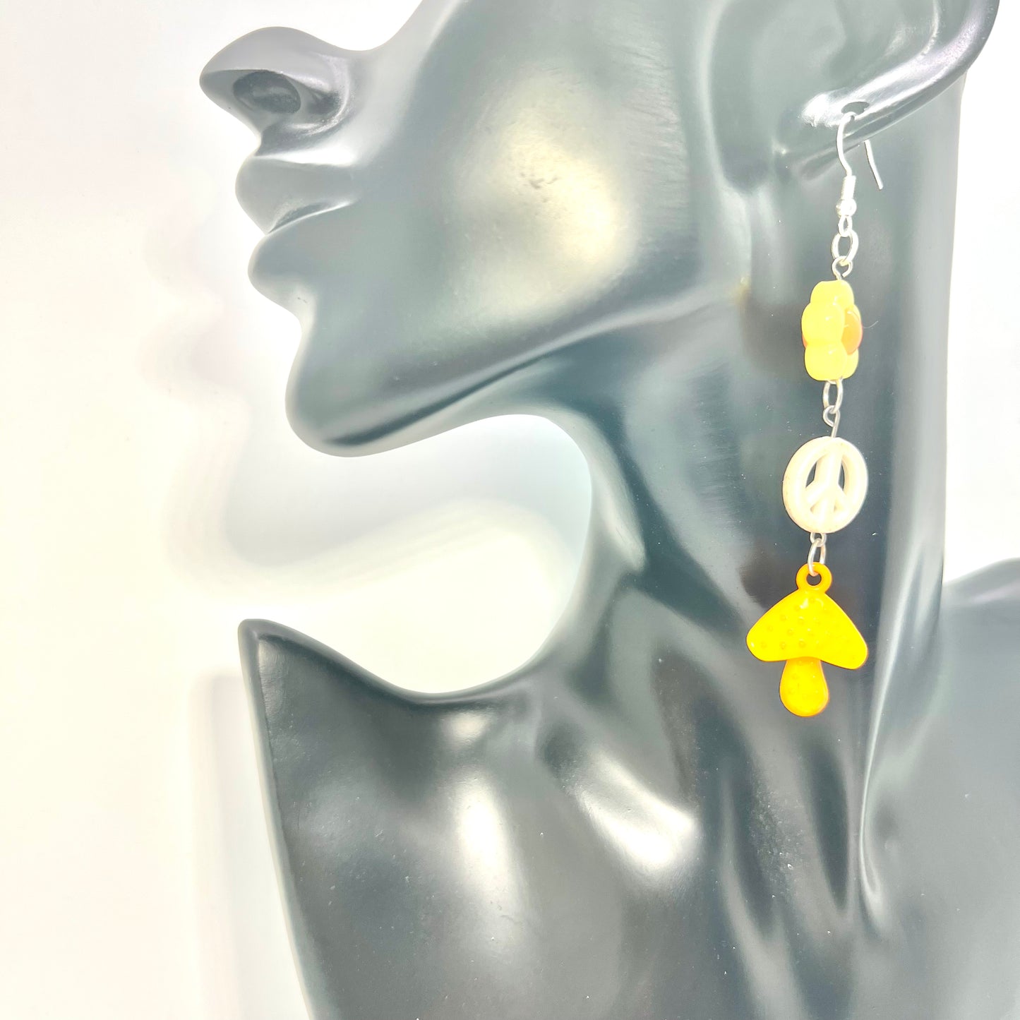 Mushroom Chain Earrings