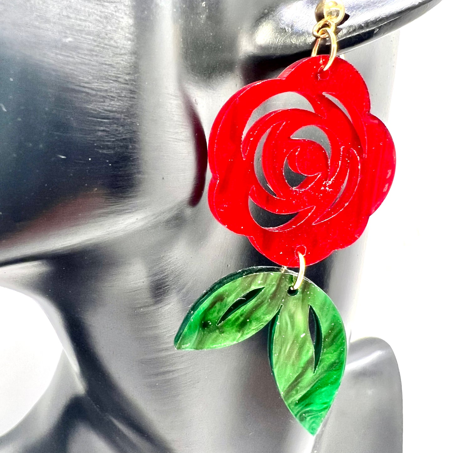 Rose Earrings