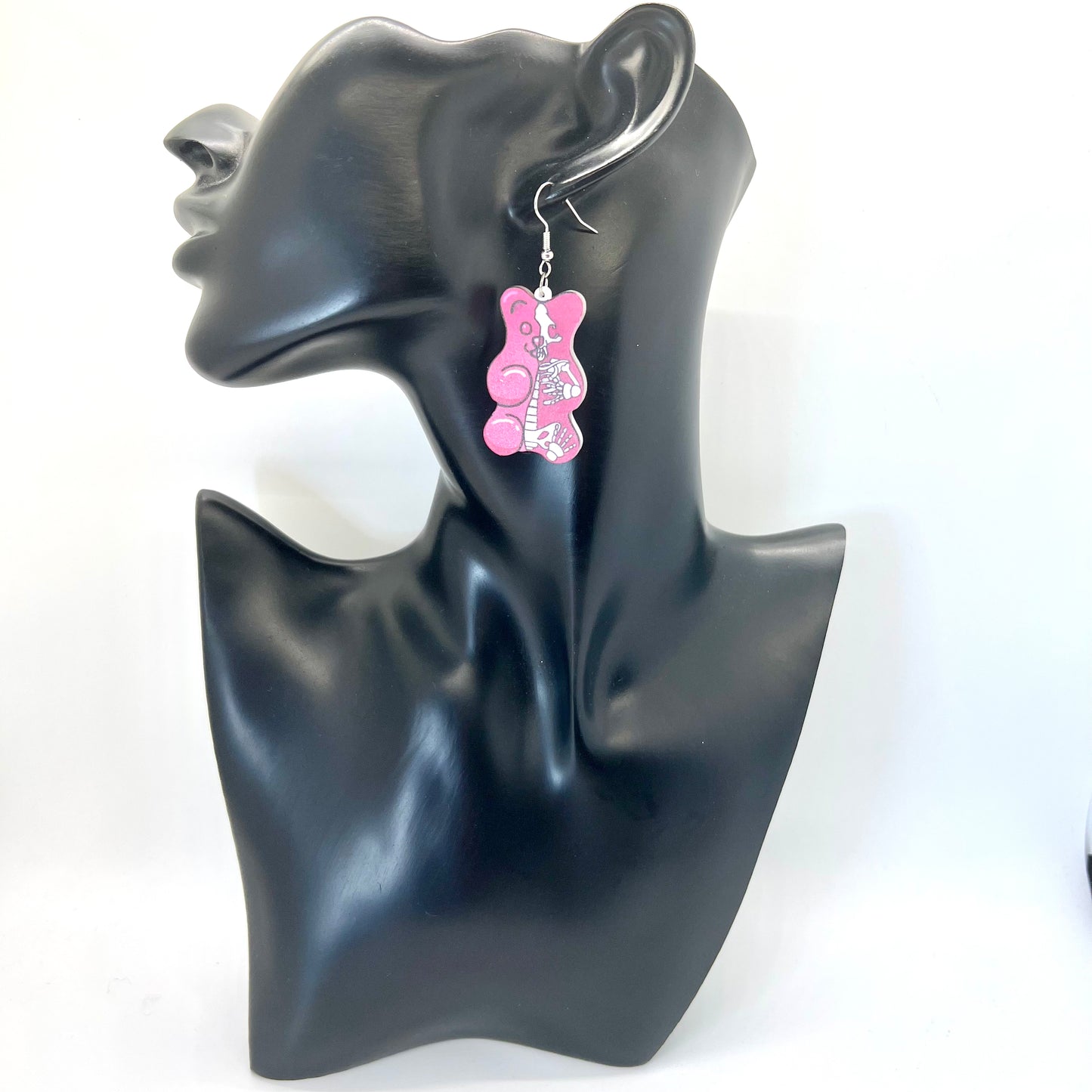 Skeleton Gummy Bear Earrings