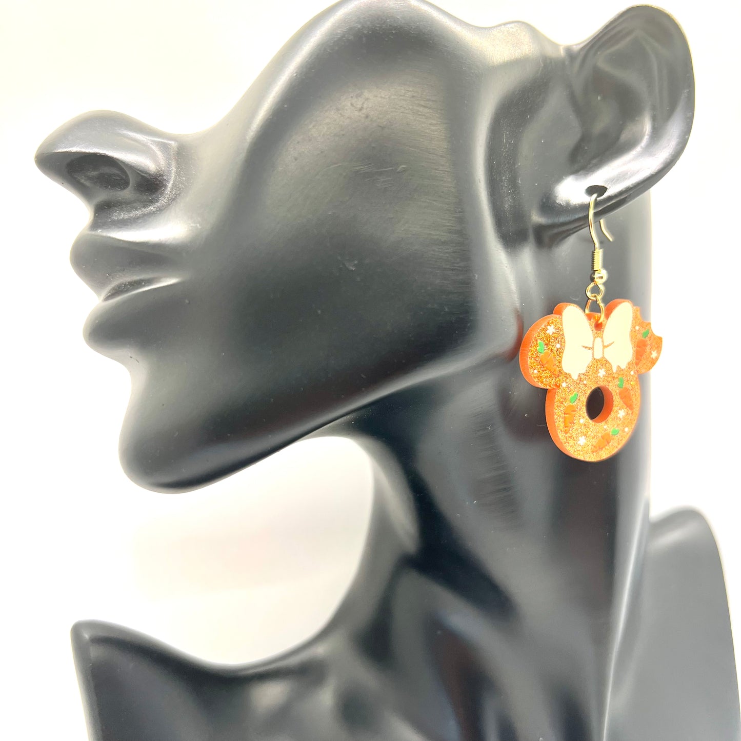 Mickey Carrot Cake Earrings