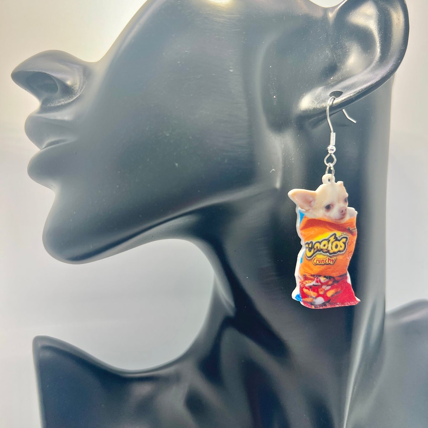 Chihuahua Cheeto Earrings