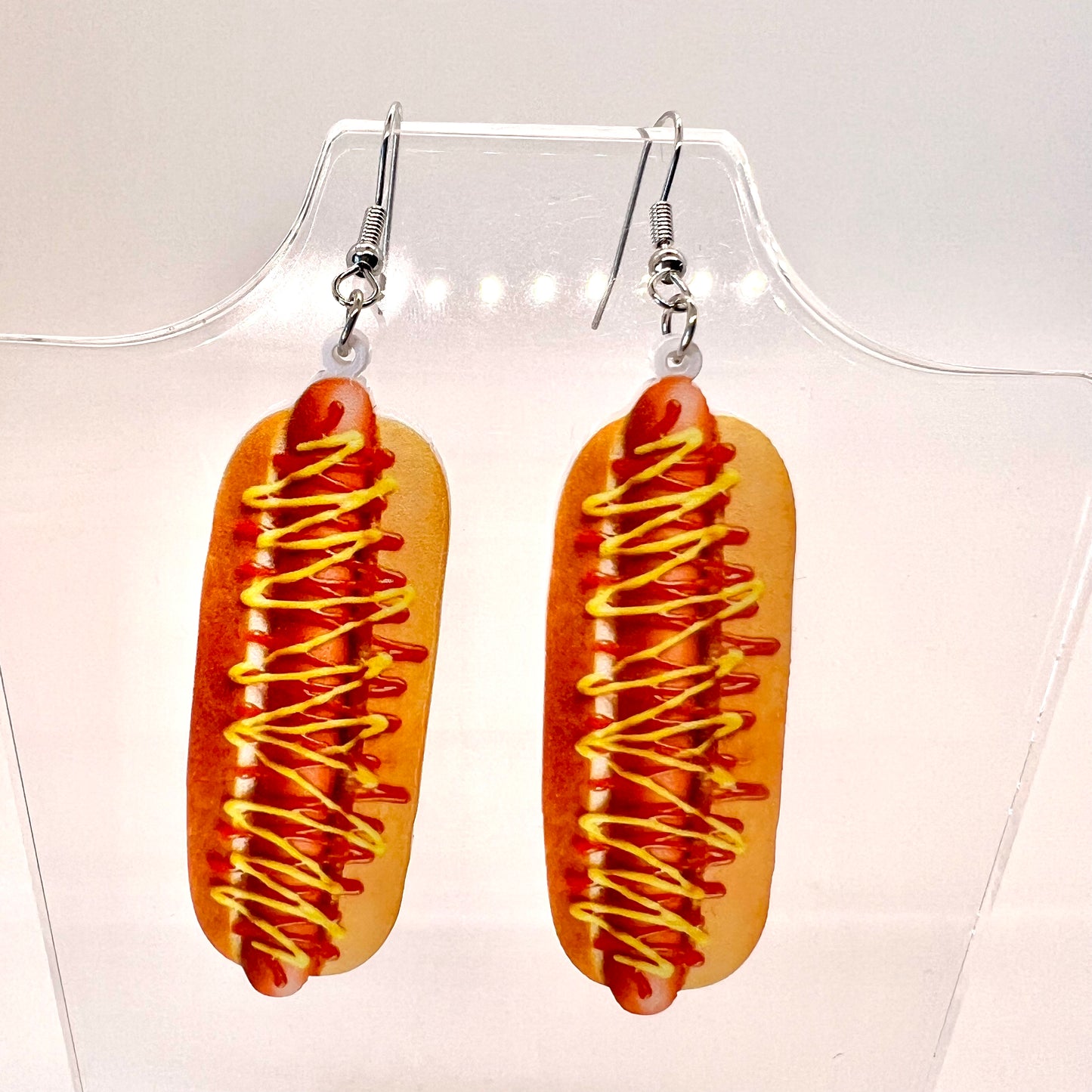 Hot Dog Earrings