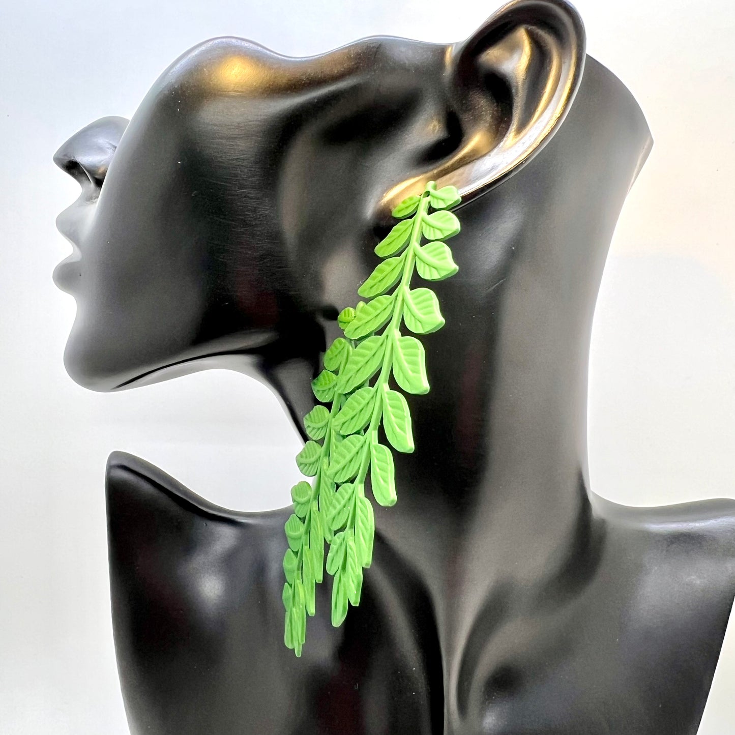 Large Plant Earrings