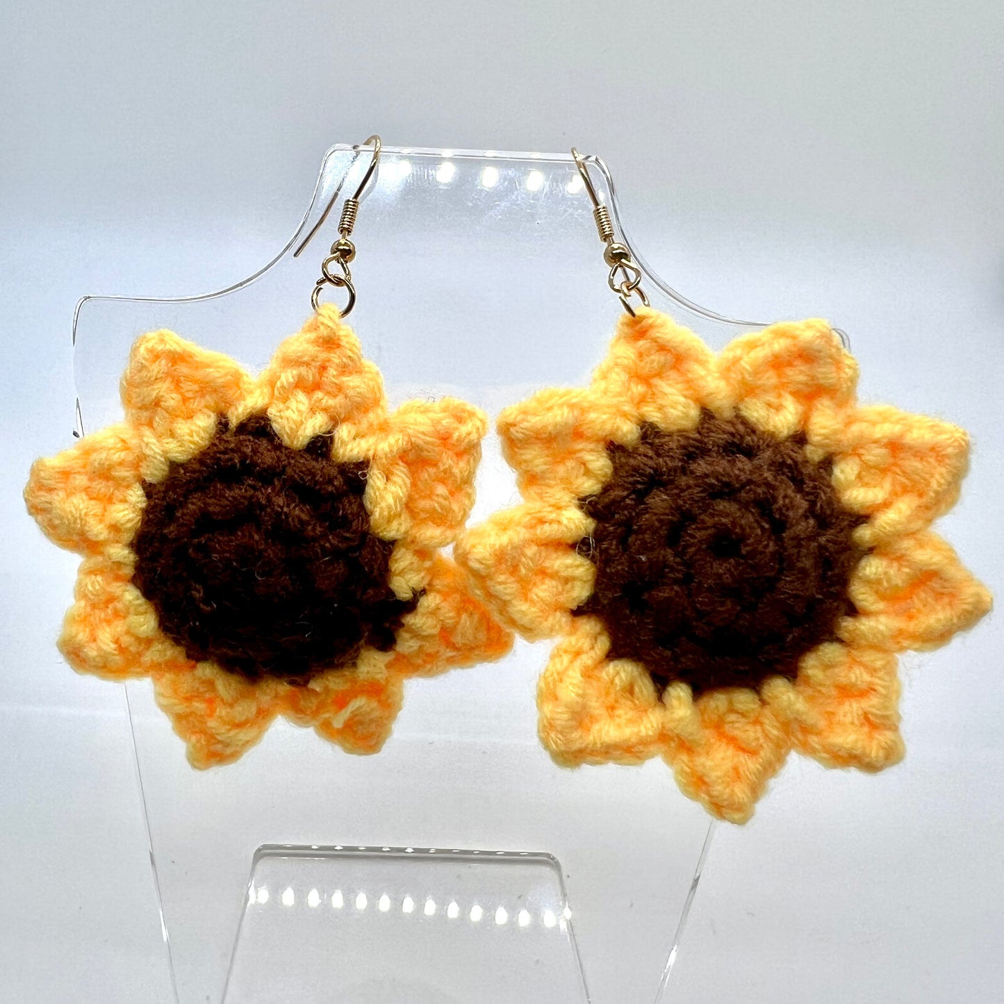 Crochet Flower Earrings