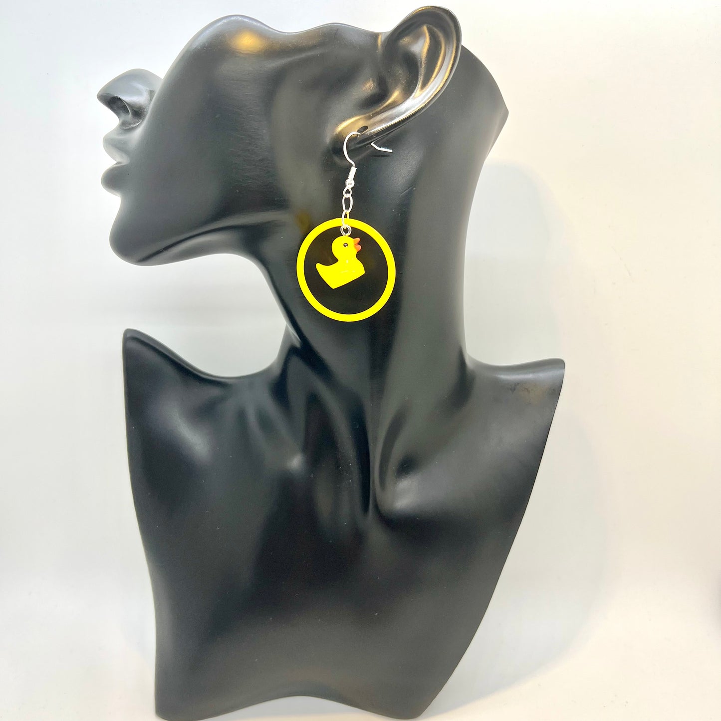 Rubber Duck Swing Earrings