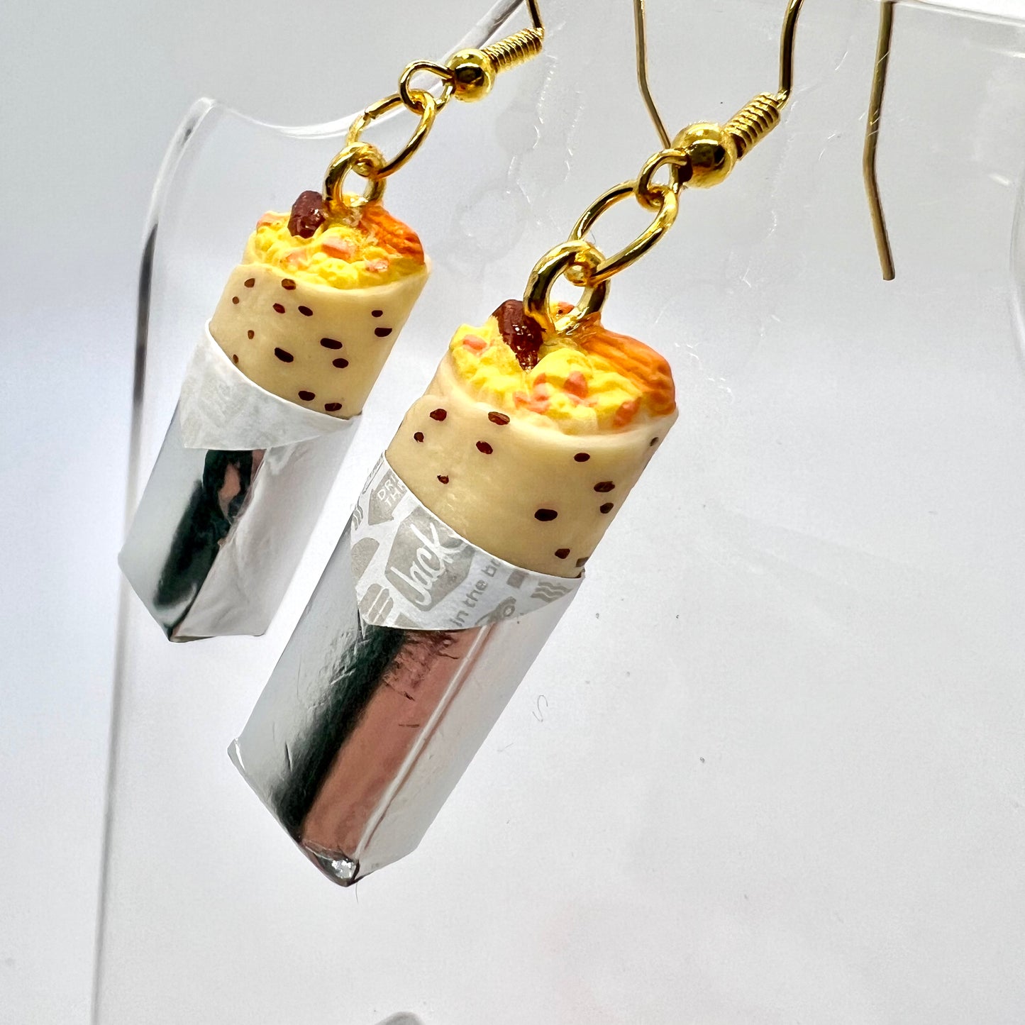 Breakfast Burrito Earrings