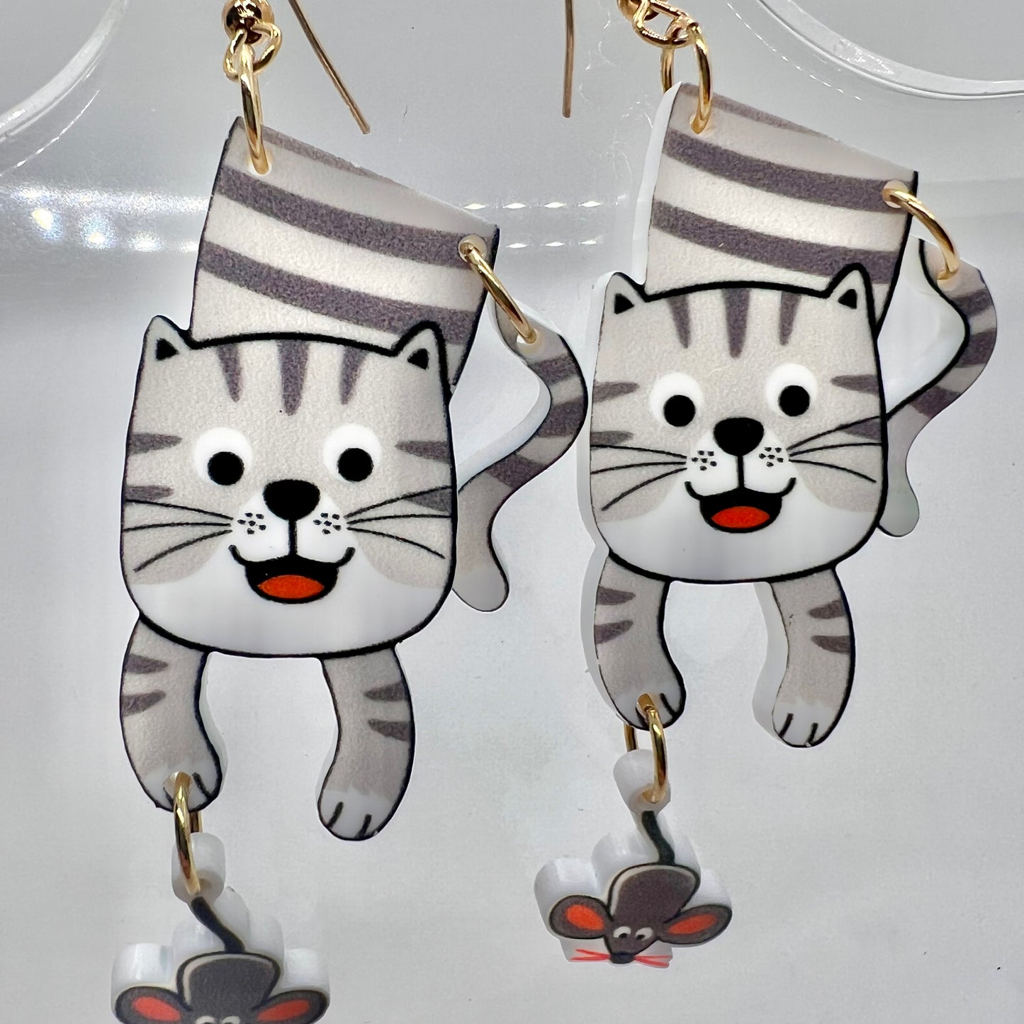 Cat & Mouse Earrings