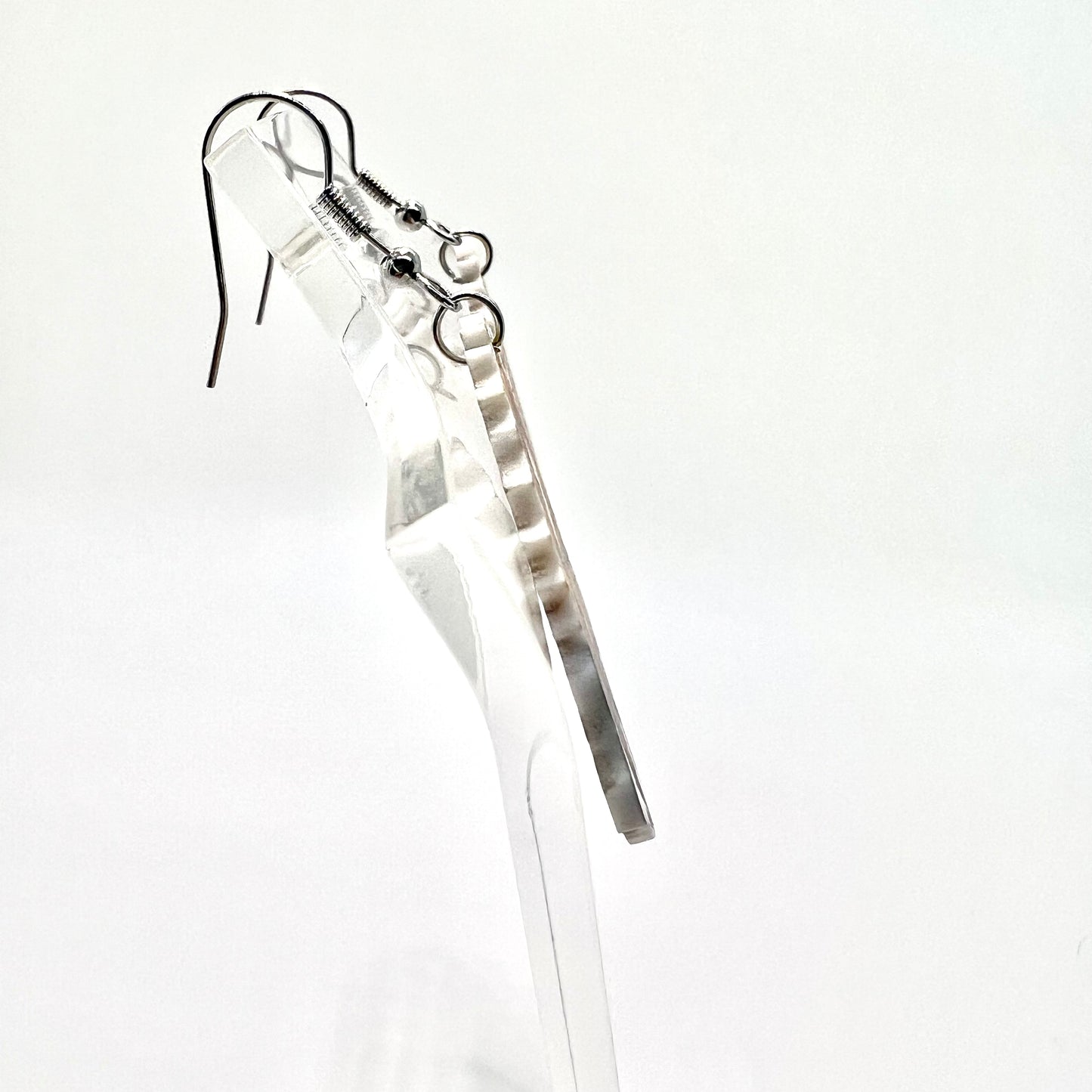 Sunflower Skull Earrings