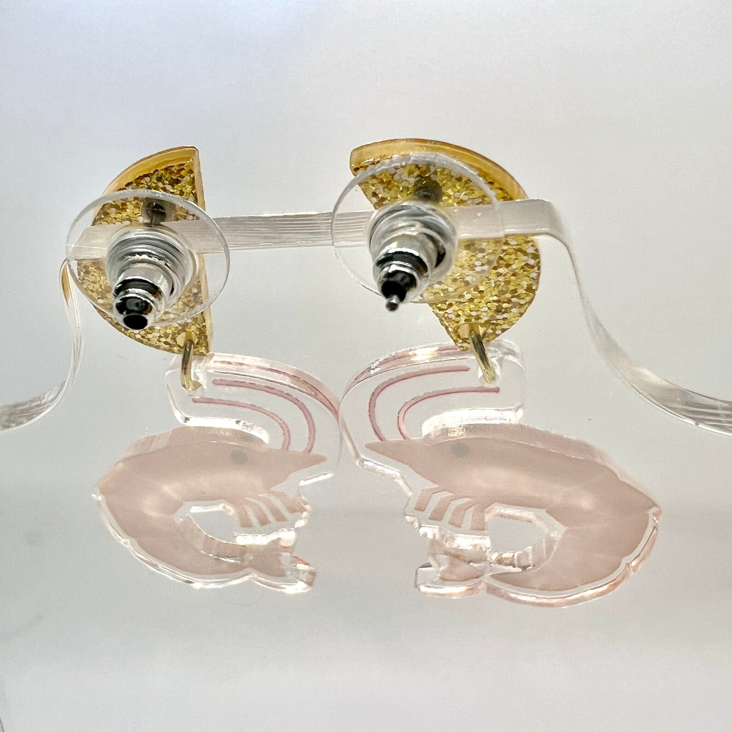 Shrimp & Lemon Earrings