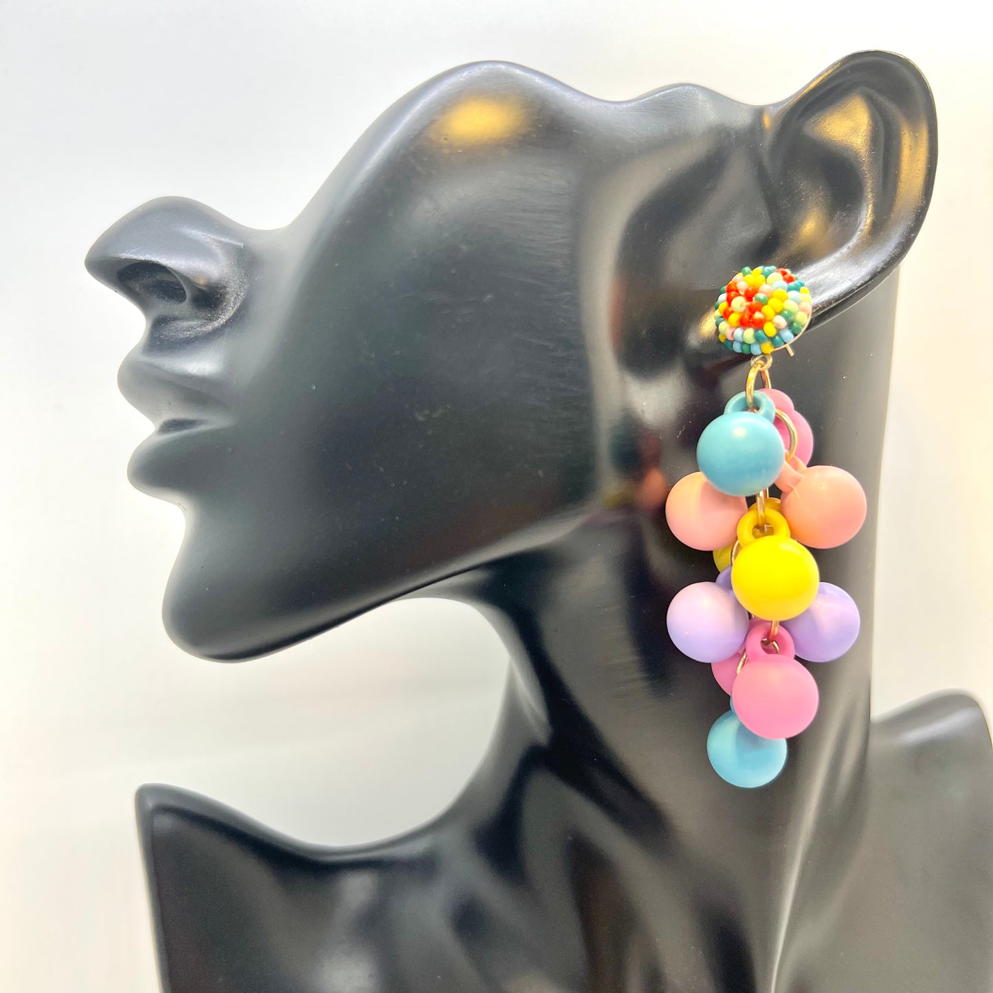 Pastel Cluster Earrings