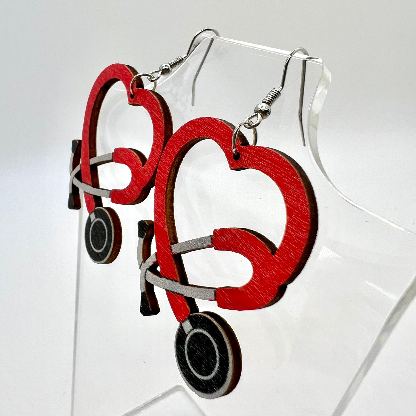Nurse Heart Earrings