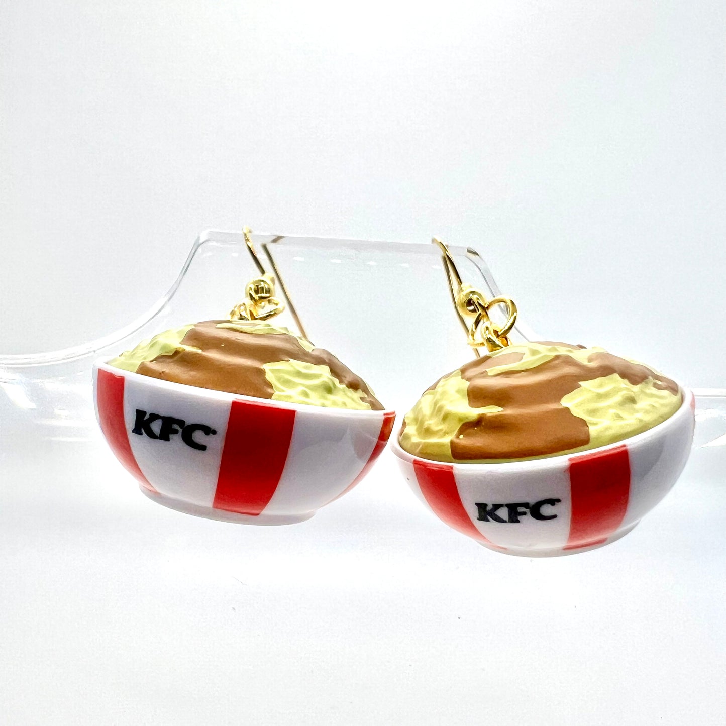 KFC Mashed Potatoes Earrings