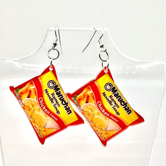 Maruchan Ramen Noodles Earrings