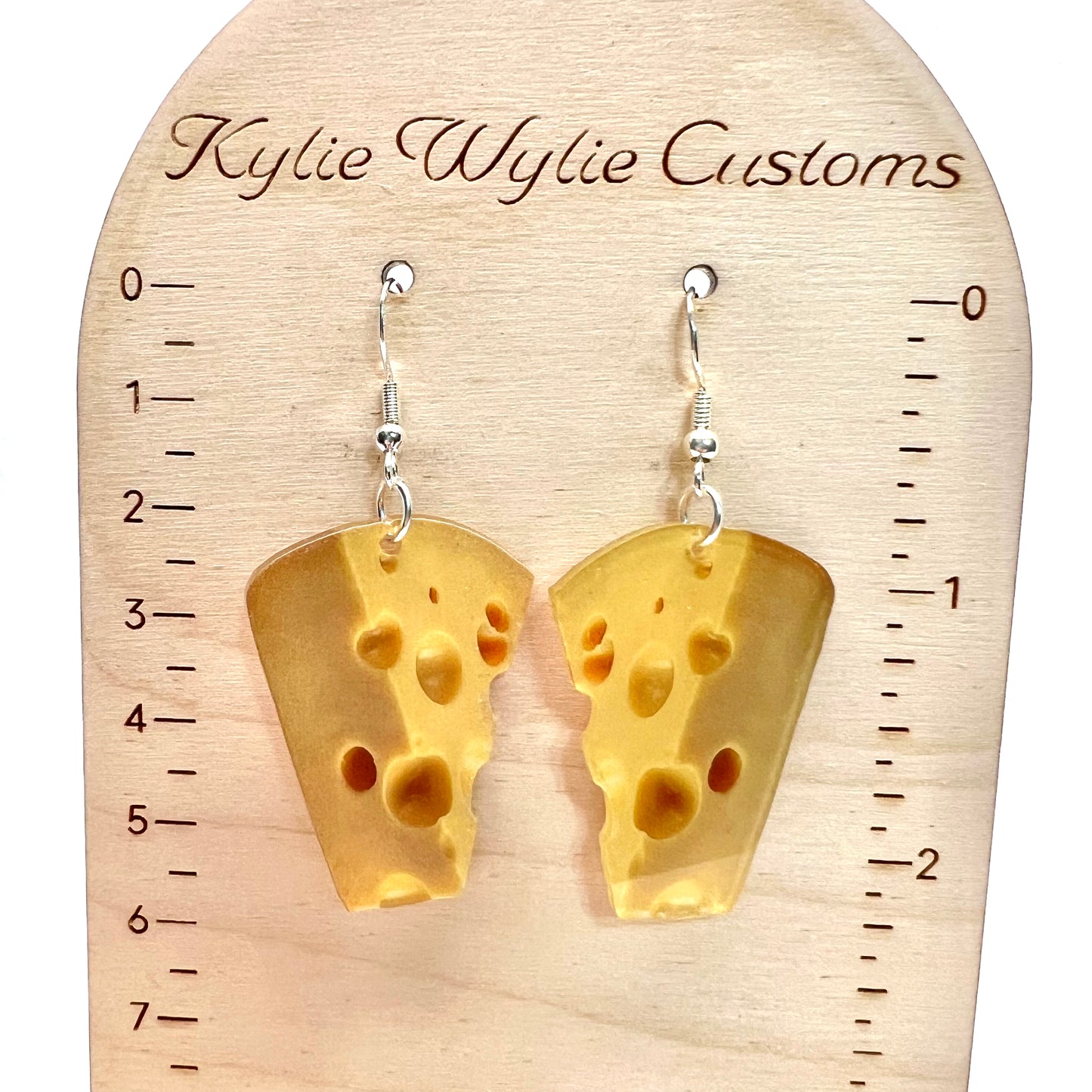 Cheese Wedge Earrings