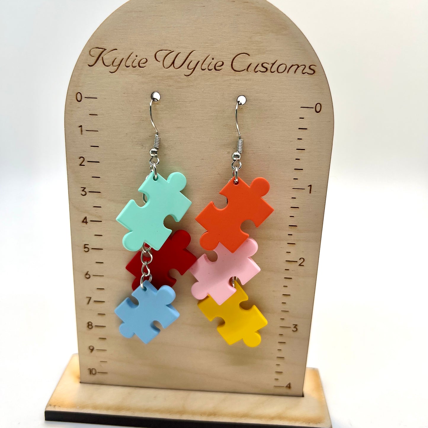 Puzzle Piece Earrings