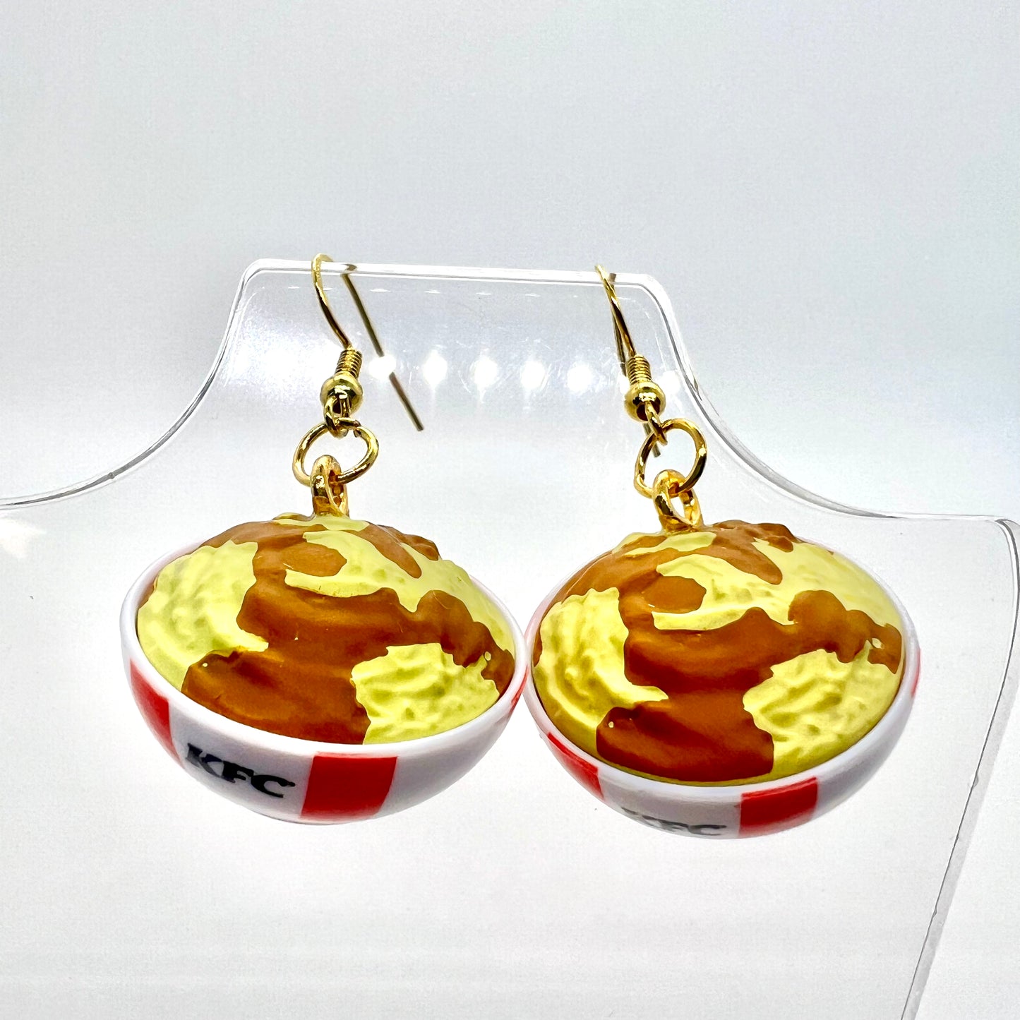 KFC Mashed Potatoes Earrings