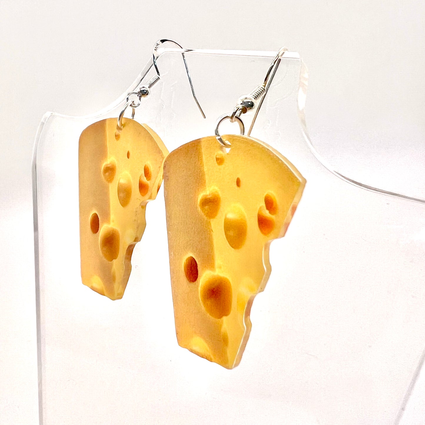 Cheese Wedge Earrings
