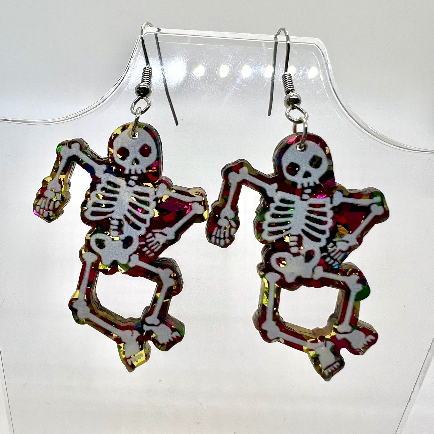 Dancing Skeleton Earrings