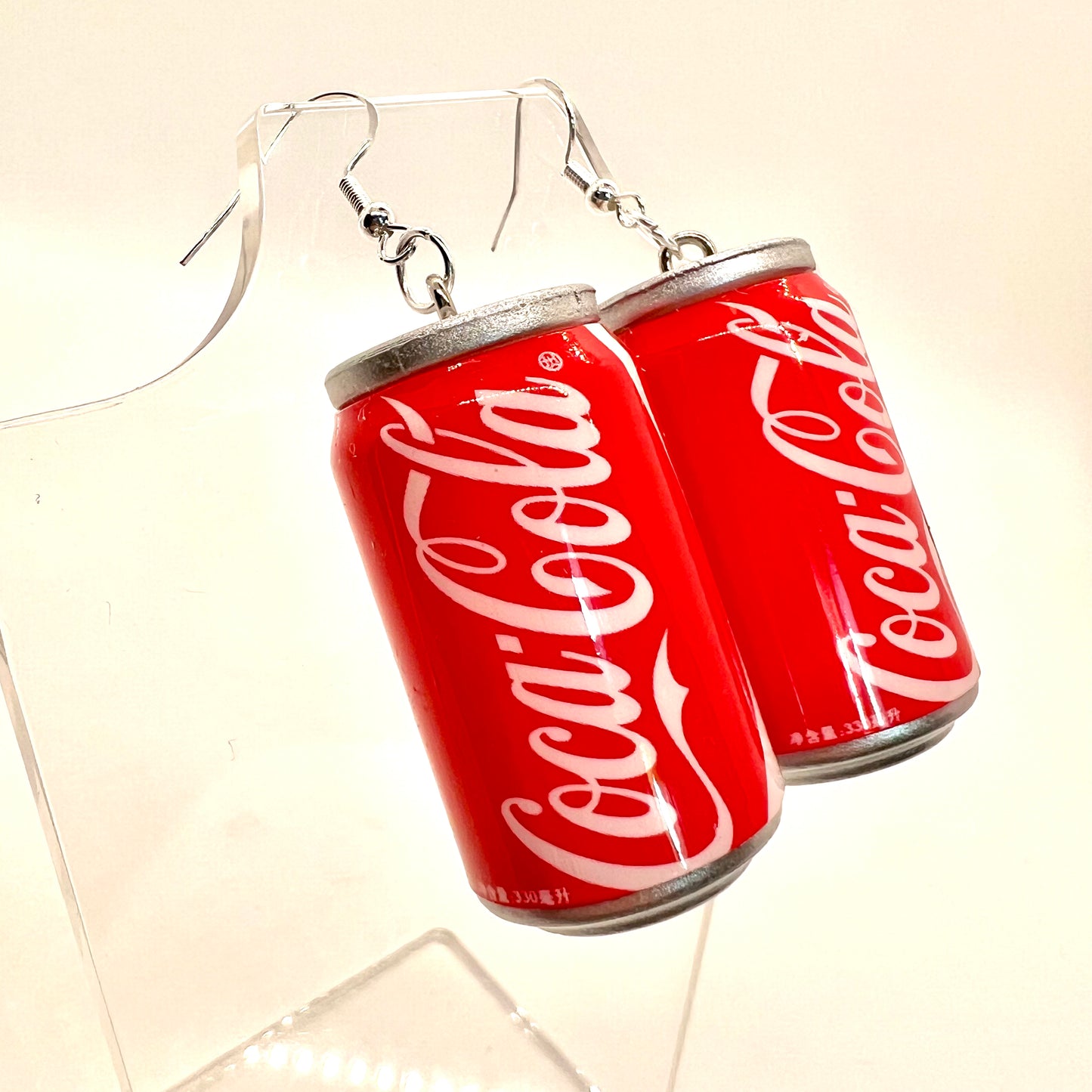 Large Coke Can Earrings