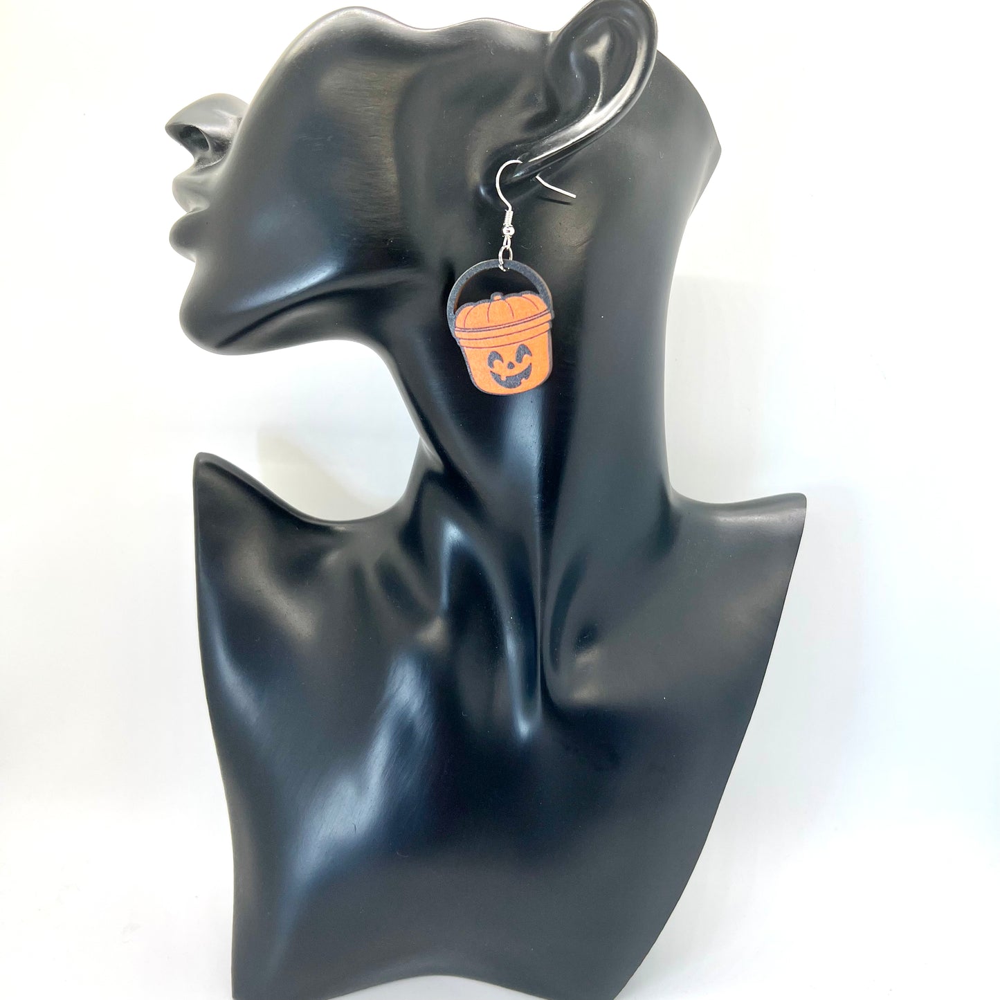 McD’s Pumpkin Happy Meal Pail Earrings