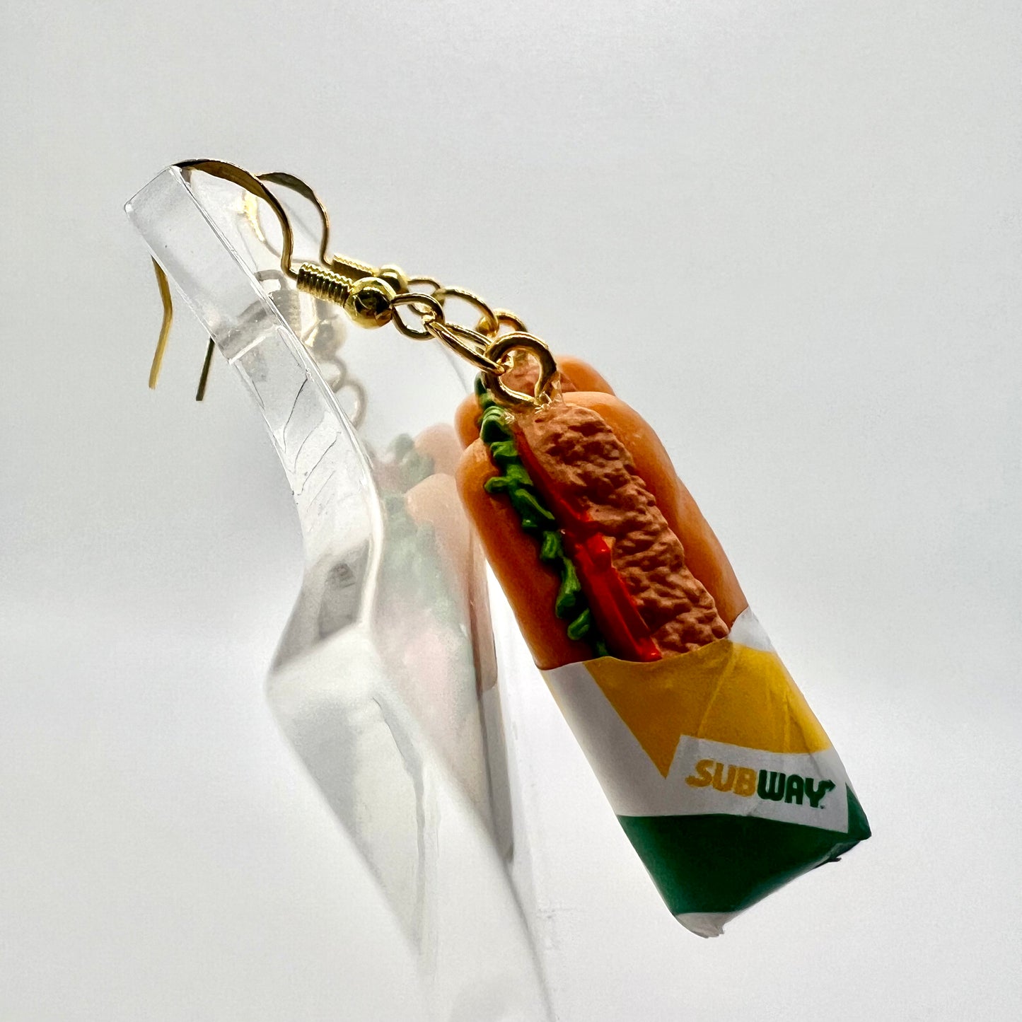 Subway Tuna Sub Earrings