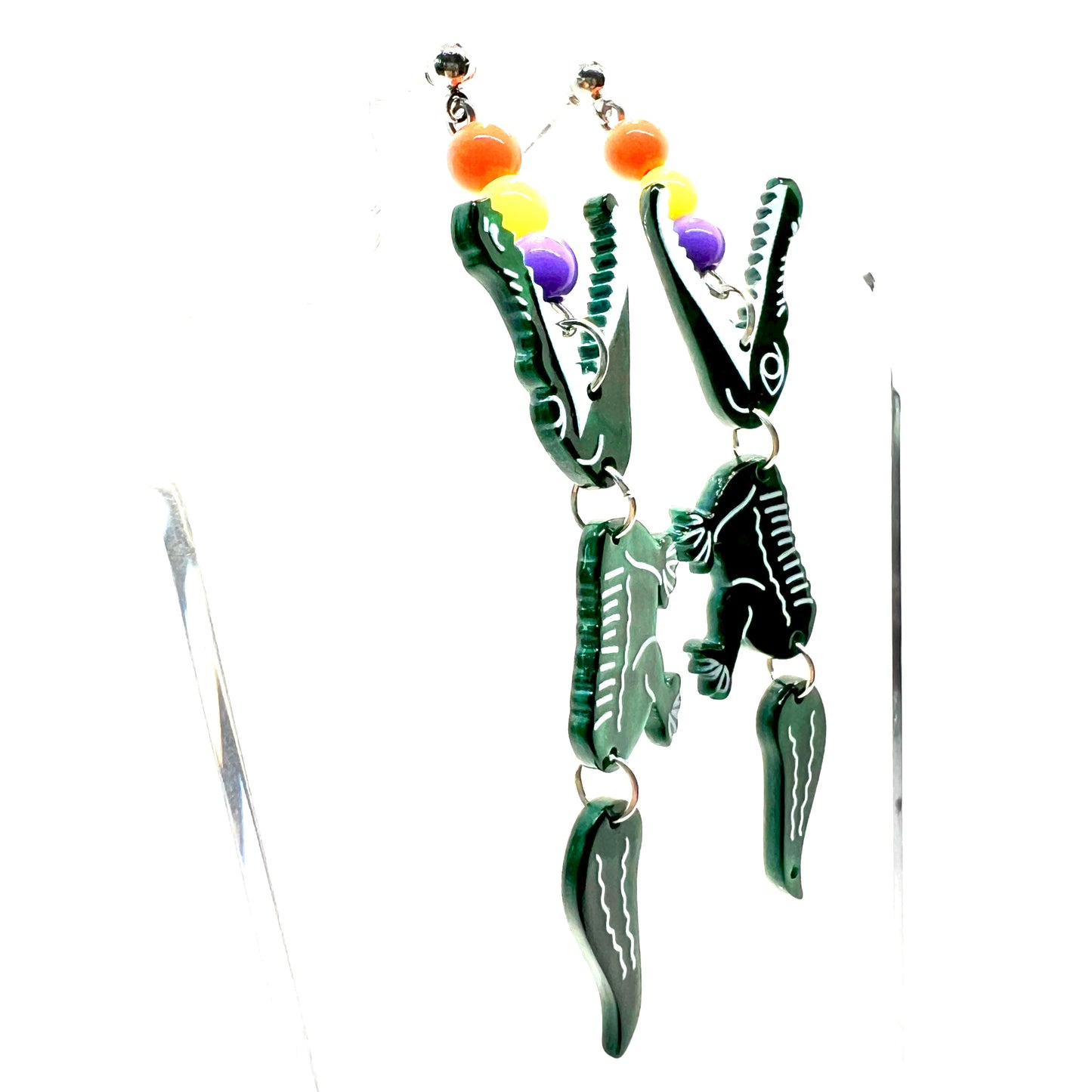 Crocodile Earrings